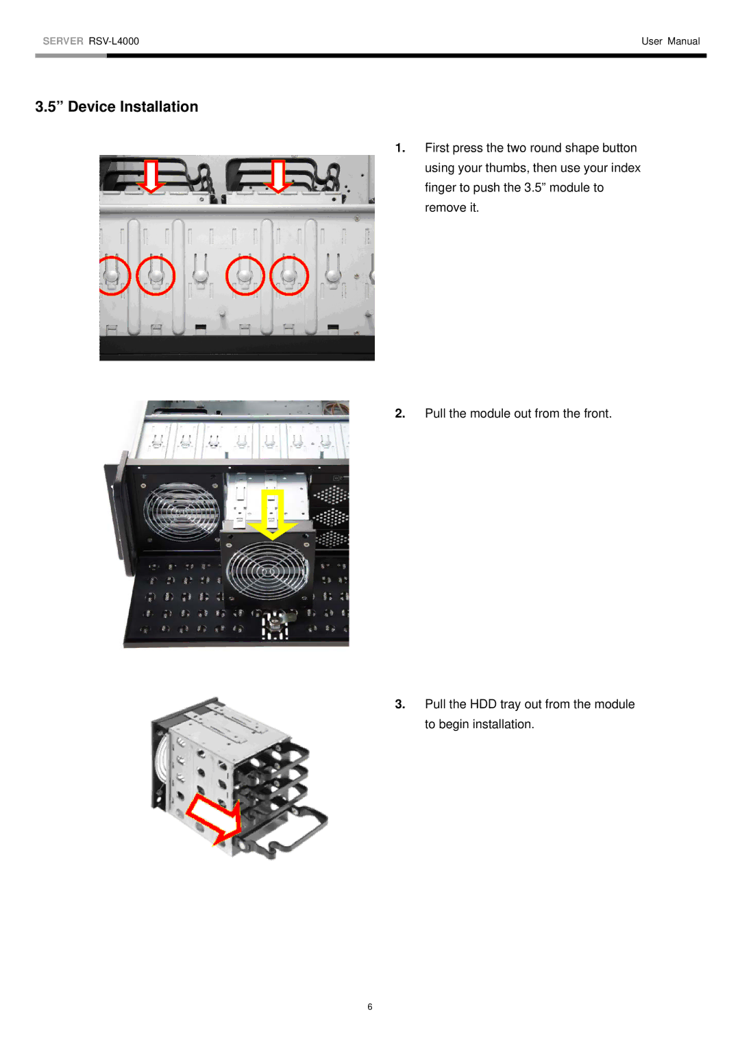 Rosewill RSV-L4000 user manual Device Installation 