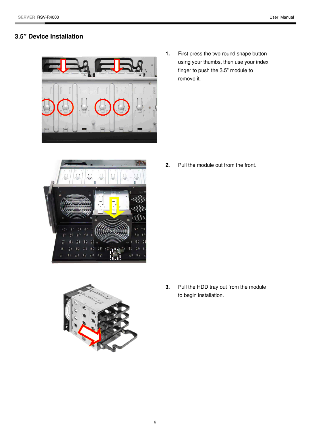 Rosewill RSV-R4000 user manual Device Installation 