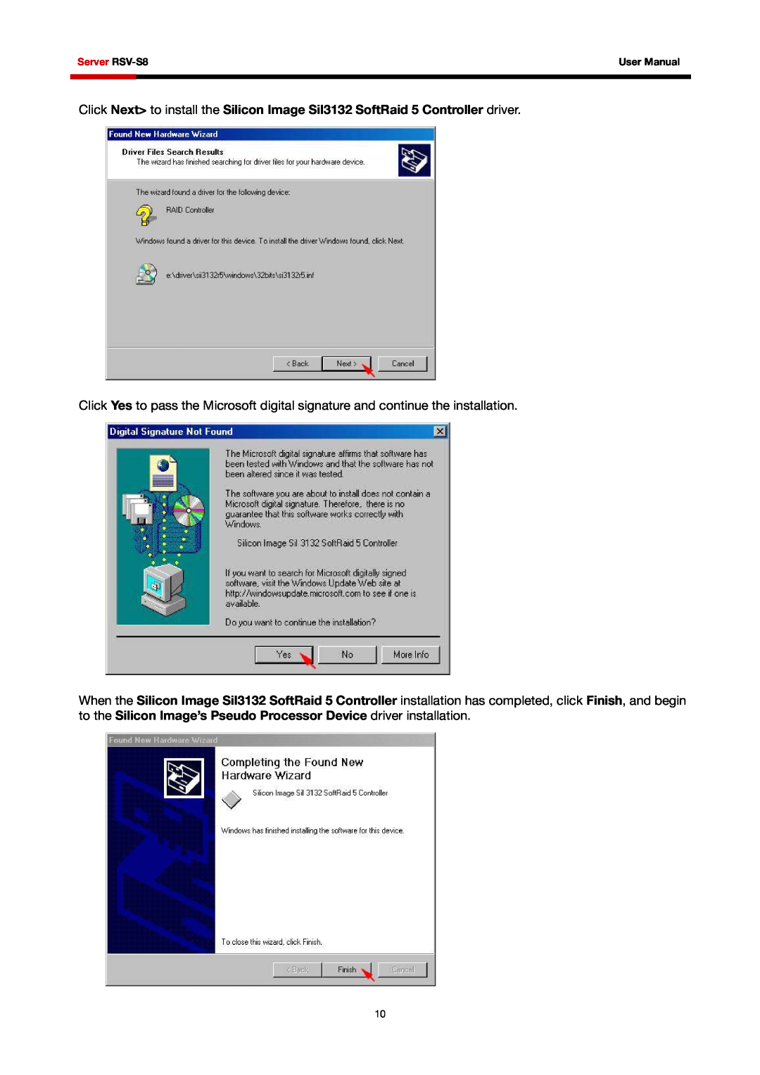 Rosewill RSV-S8 user manual 