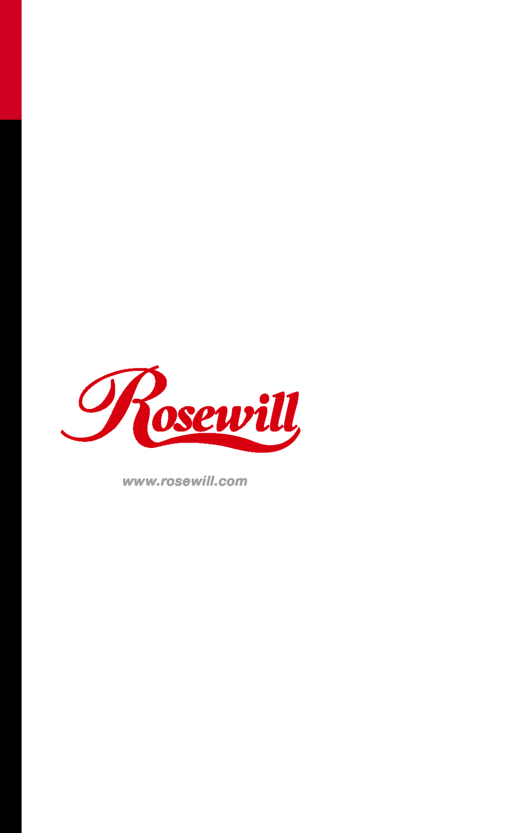 Rosewill RV-480-2-FRB, RV-430-2-FRB, RV-380-2-FRB user manual 