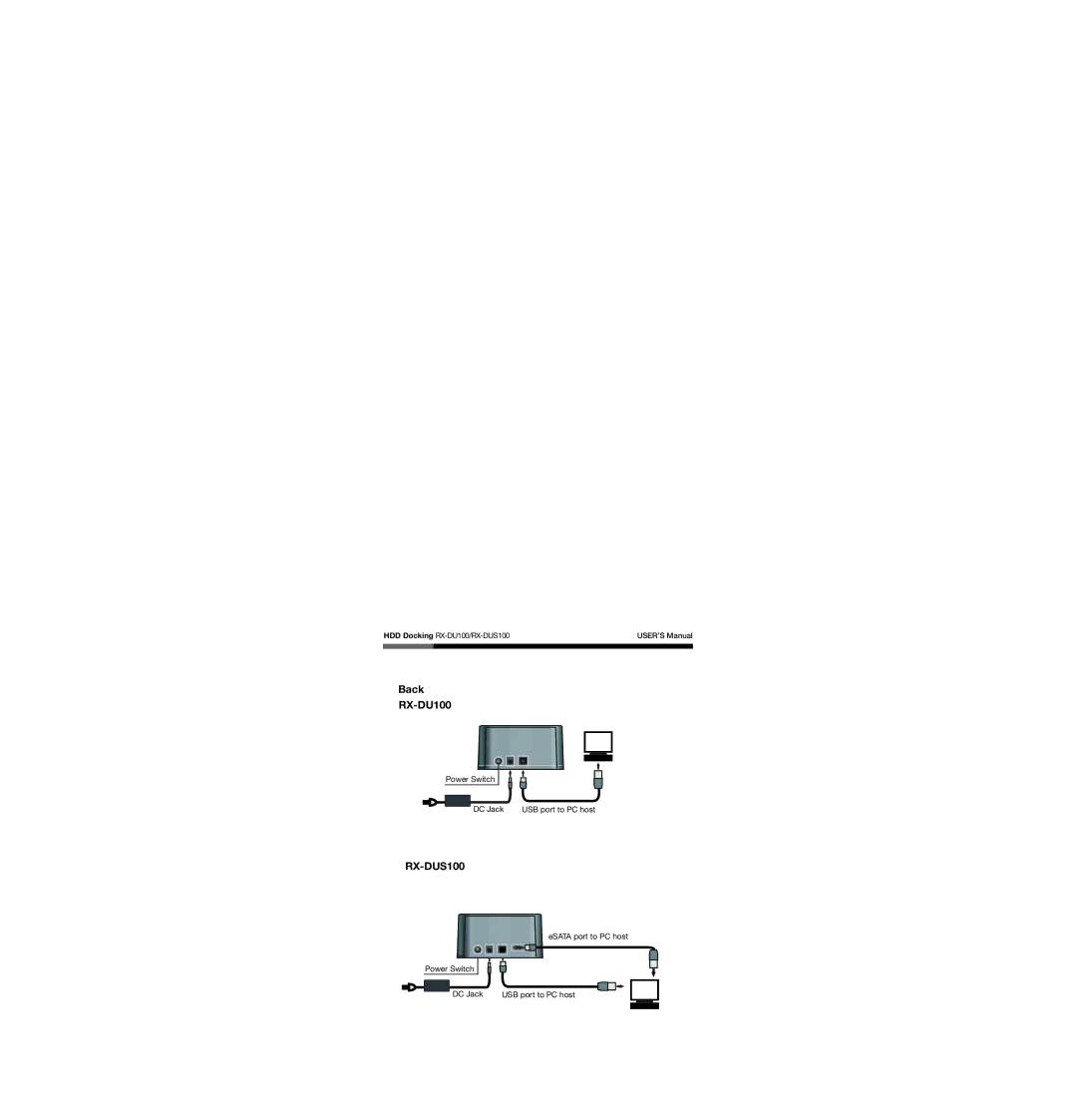 Rosewill RX-DUS100, RX-DU100 user manual 