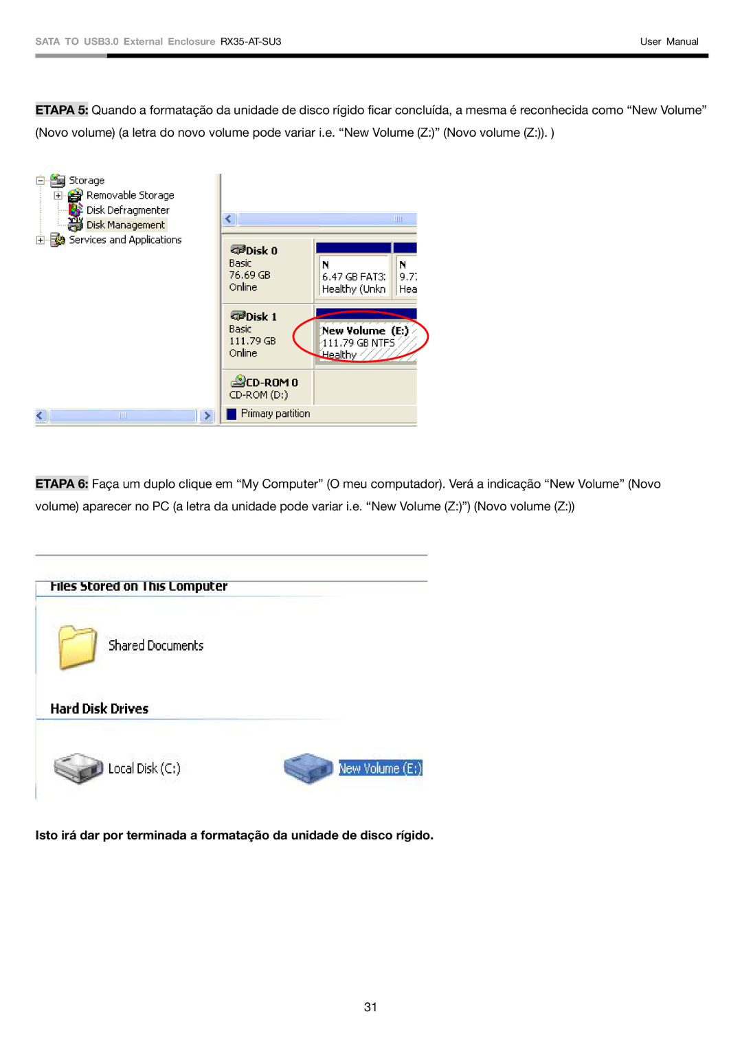 Rosewill user manual Sata to USB3.0 External Enclosure RX35-AT-SU3 