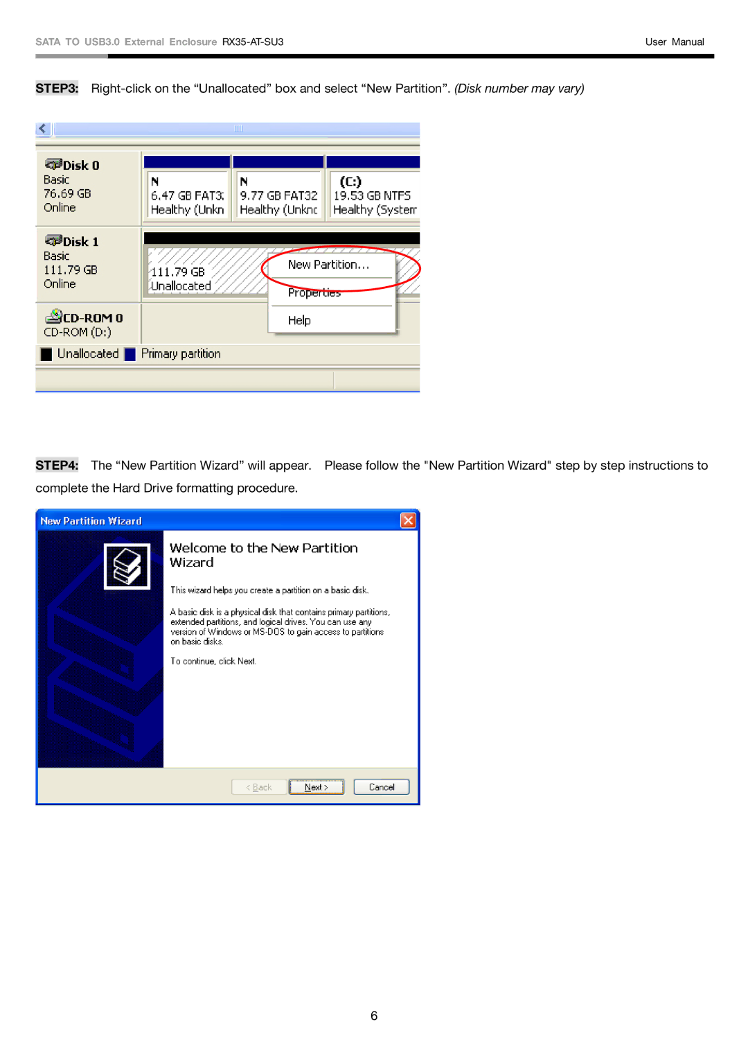 Rosewill user manual Sata to USB3.0 External Enclosure RX35-AT-SU3 