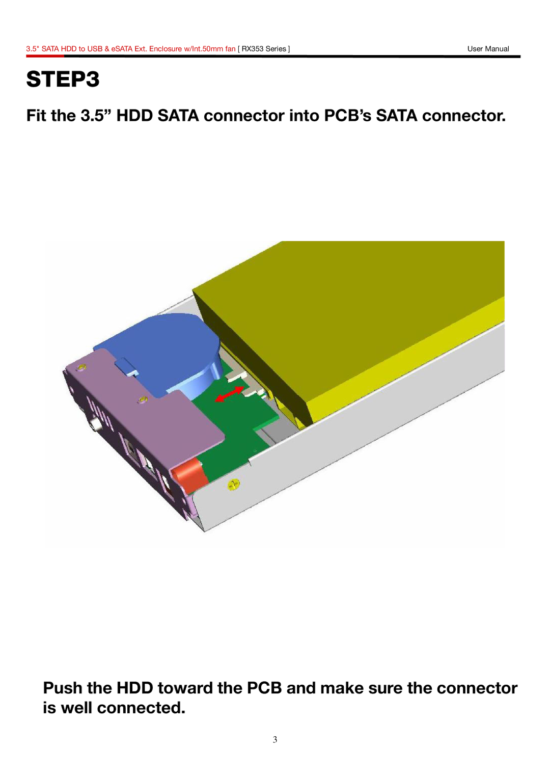 Rosewill RX353 user manual 