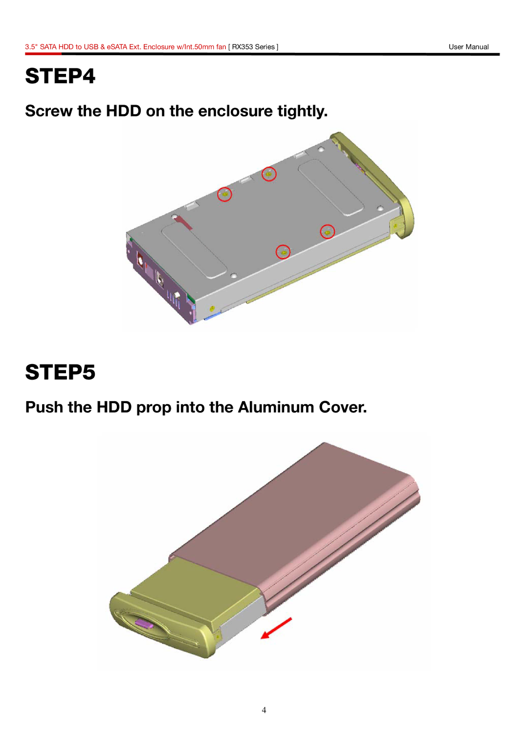 Rosewill RX353 user manual 