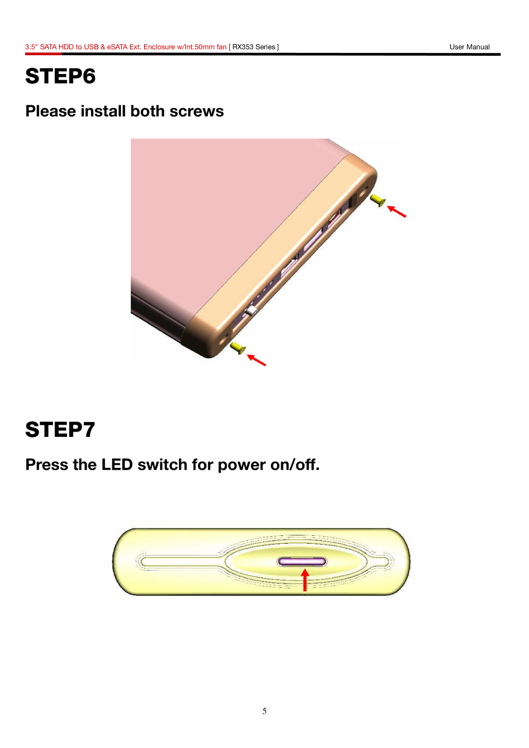 Rosewill RX353 user manual 