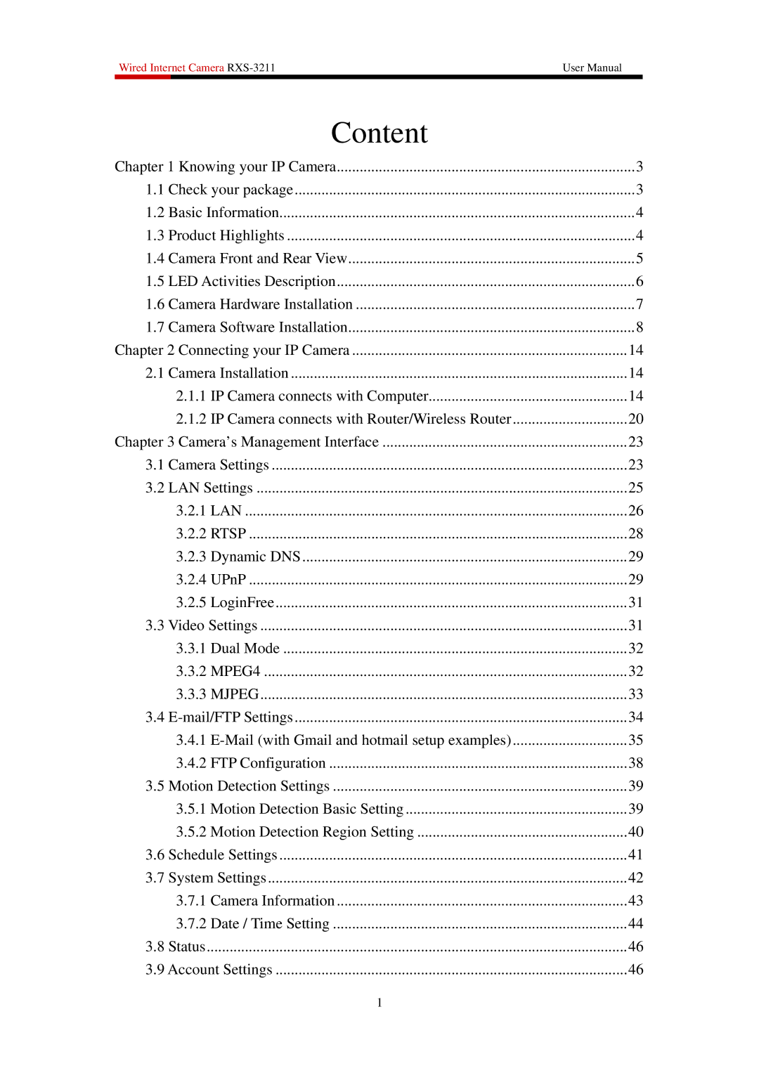 Rosewill RXS-3211 user manual Content 