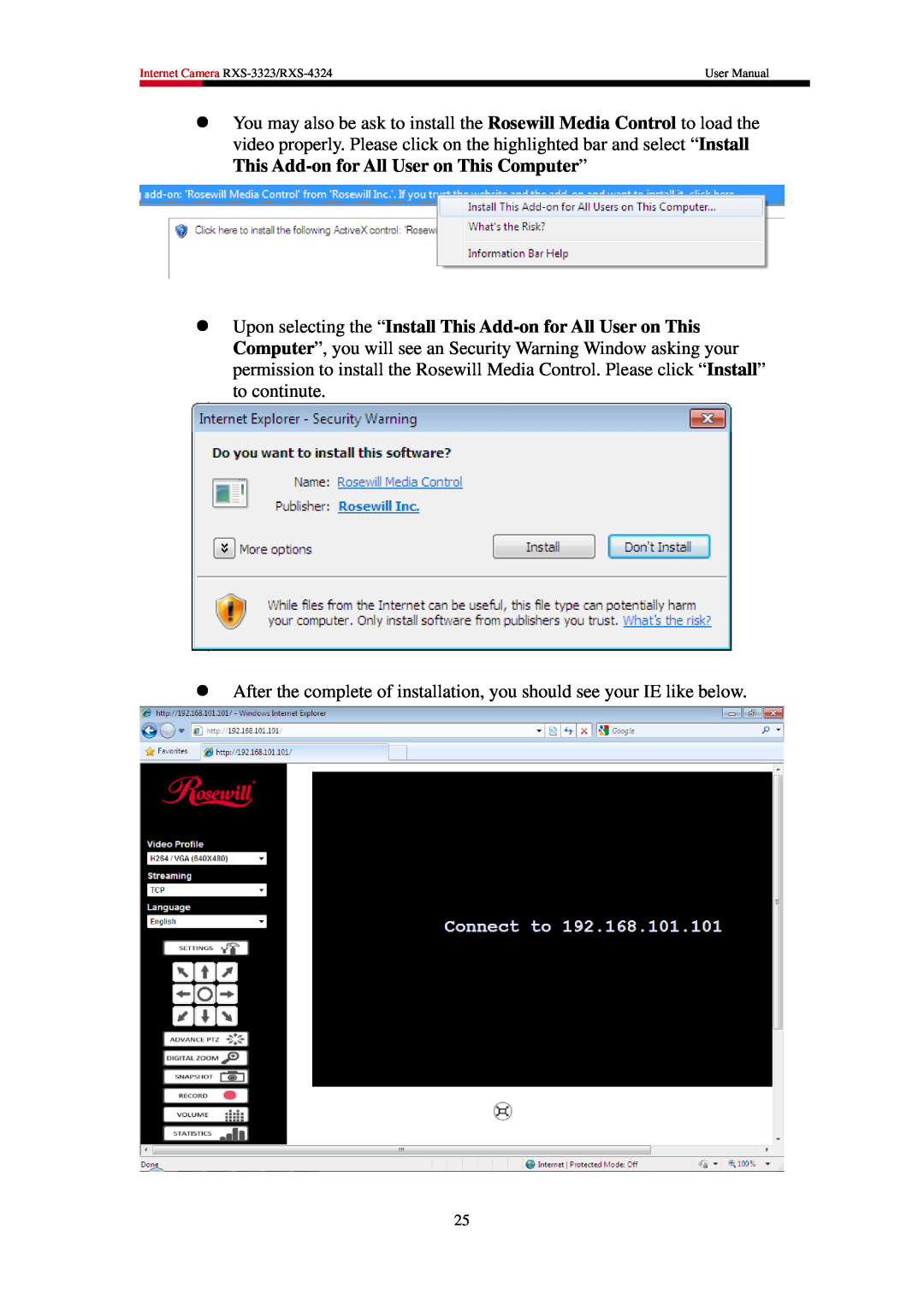 Rosewill RXS-4324, RXS-3323 user manual 