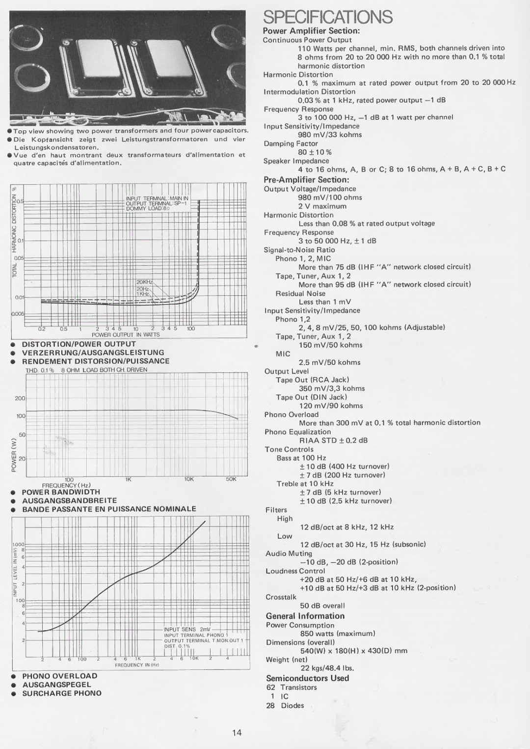 Rotel RA-1412 manual 