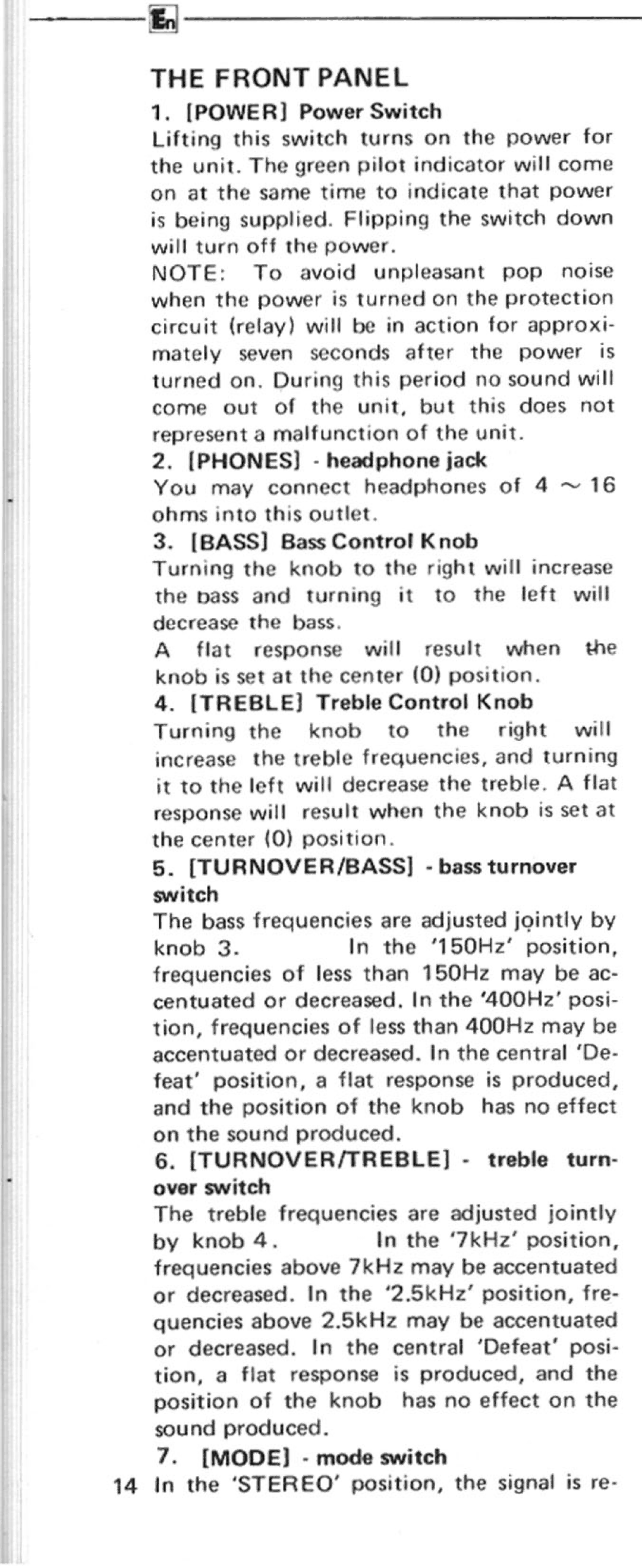 Rotel RA-2040 manual 