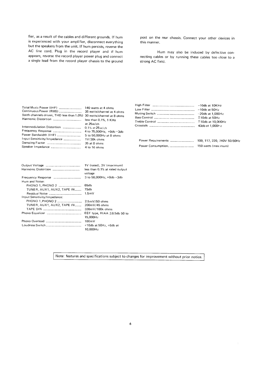 Rotel RA-611 manual 