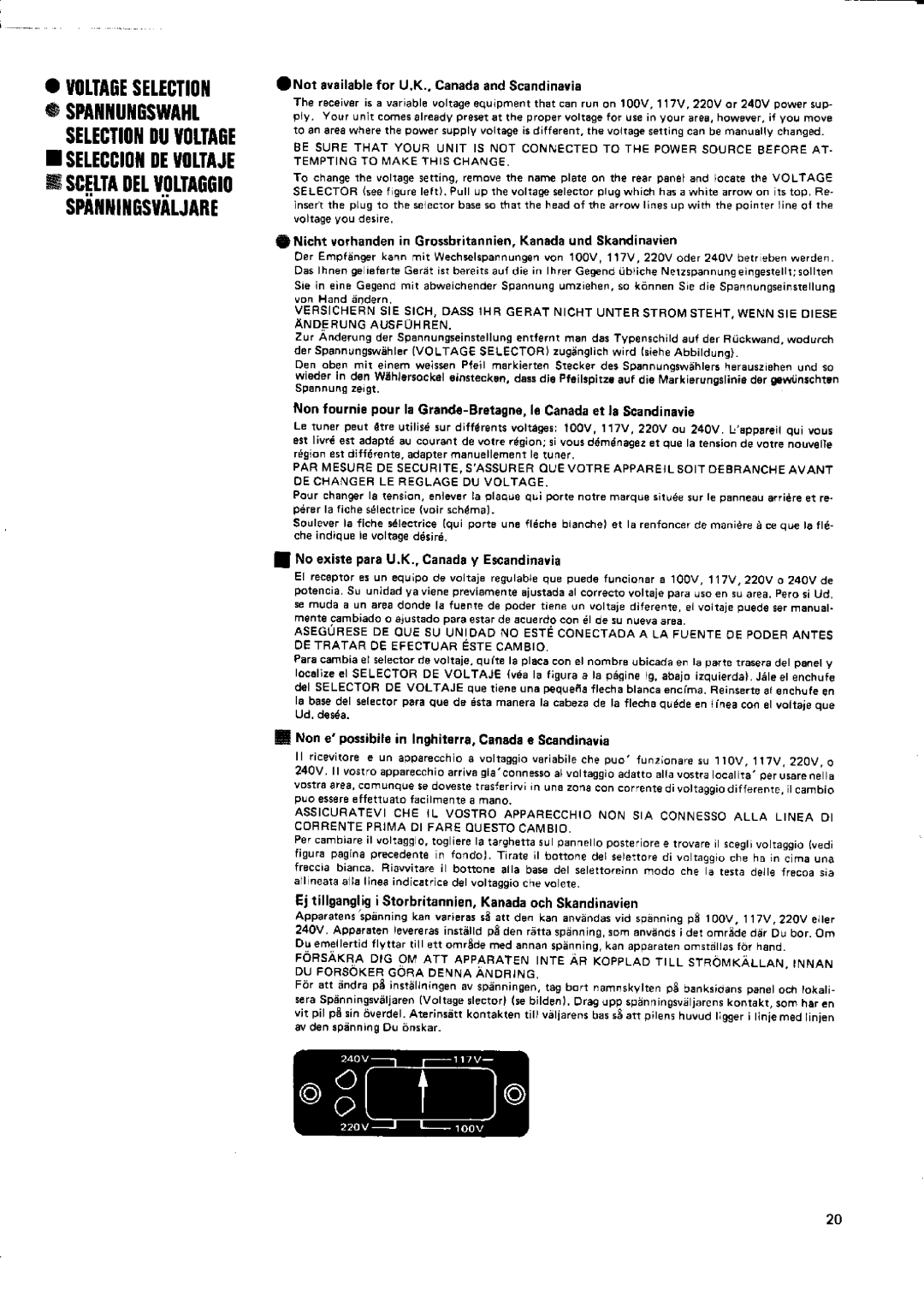 Rotel RA-913 manual 