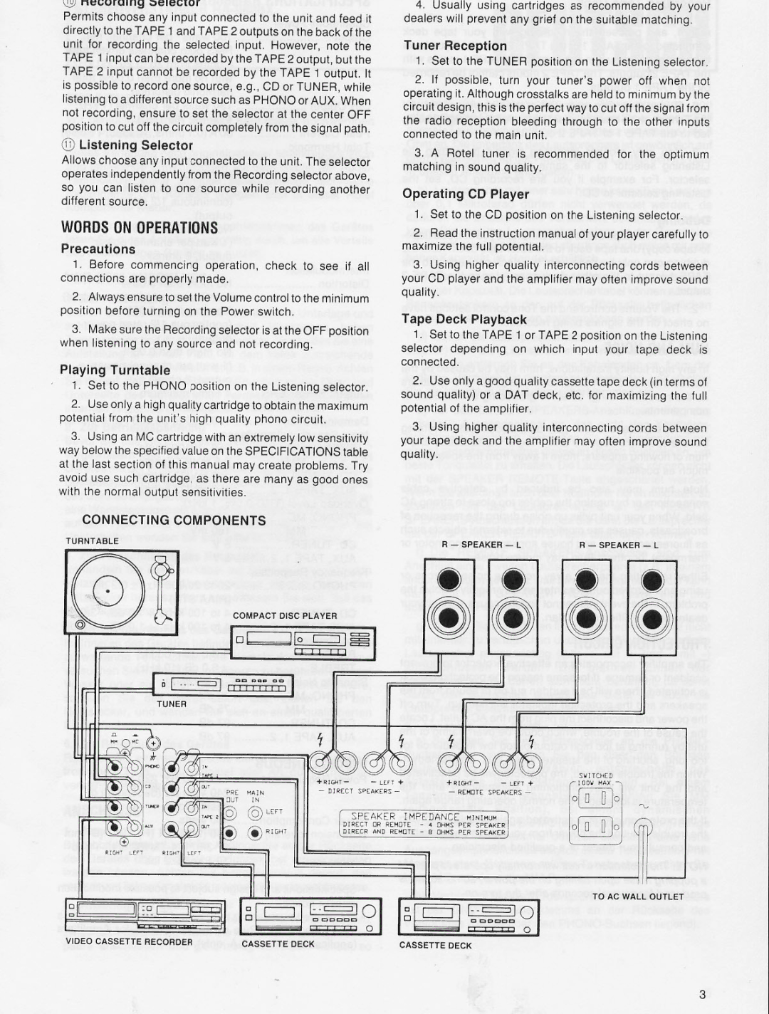 Rotel RA-980BX manual 