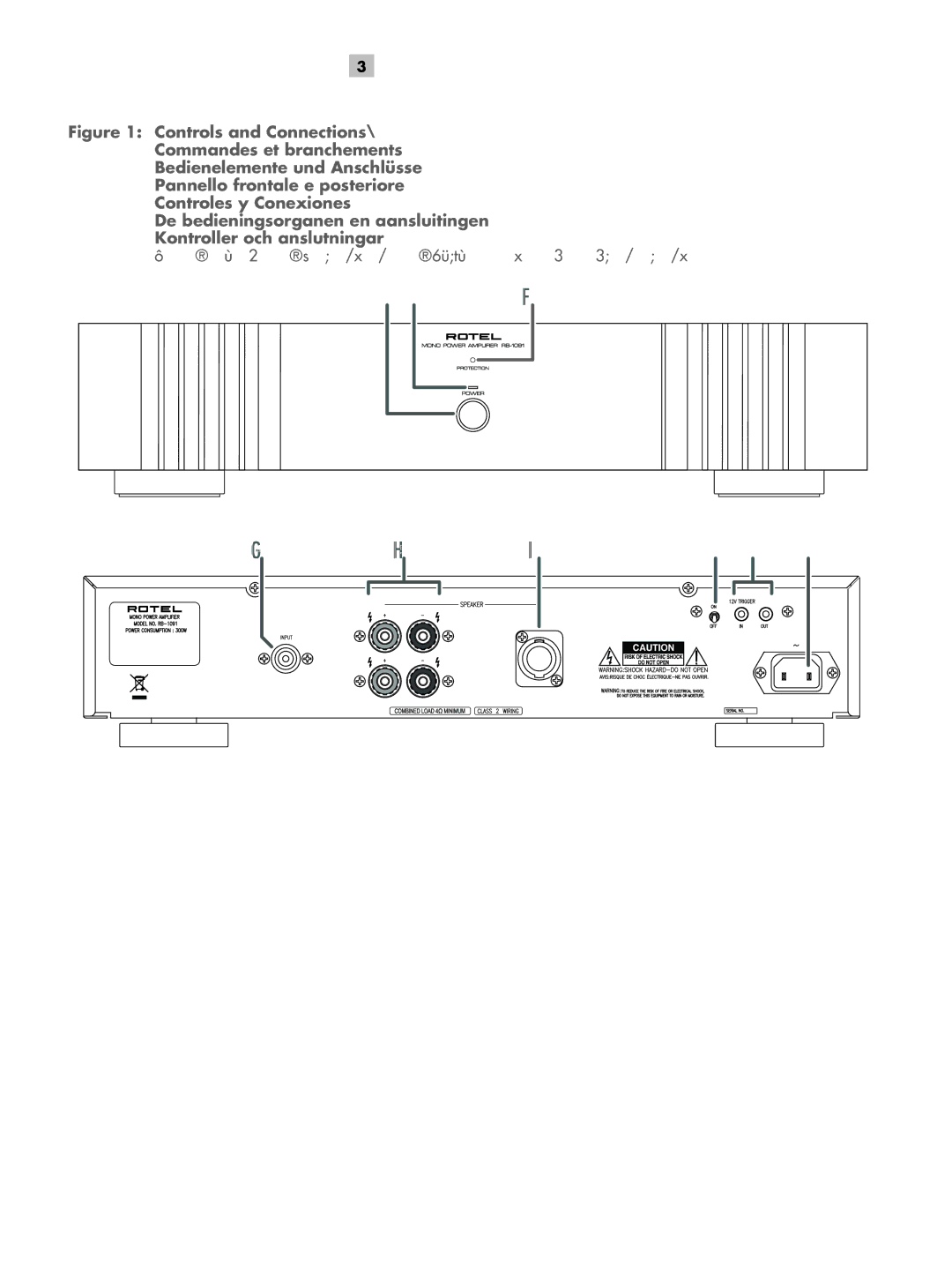 Rotel RB-1091 owner manual English 