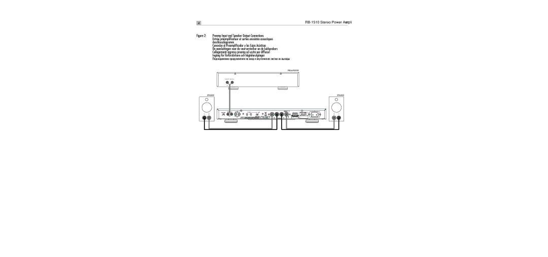 Rotel RB-1510 user service Preamplifier 