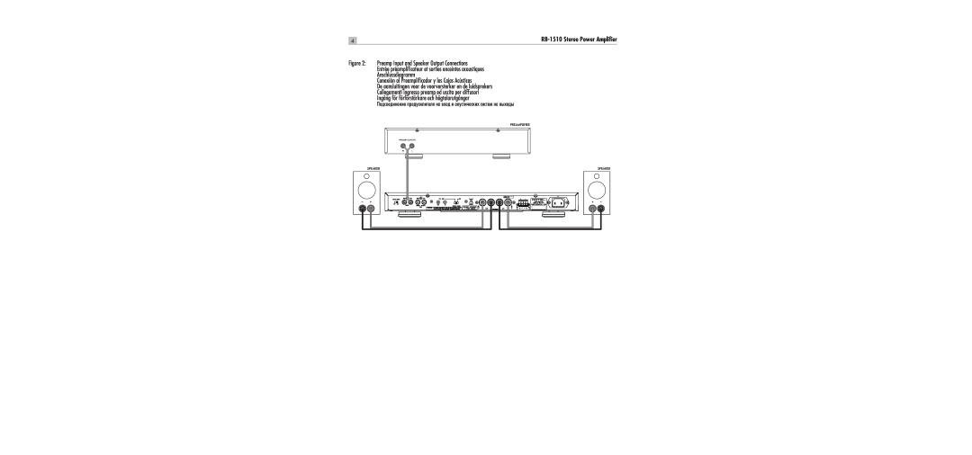 Rotel RB-1510 user service Anschlussdiagramm 