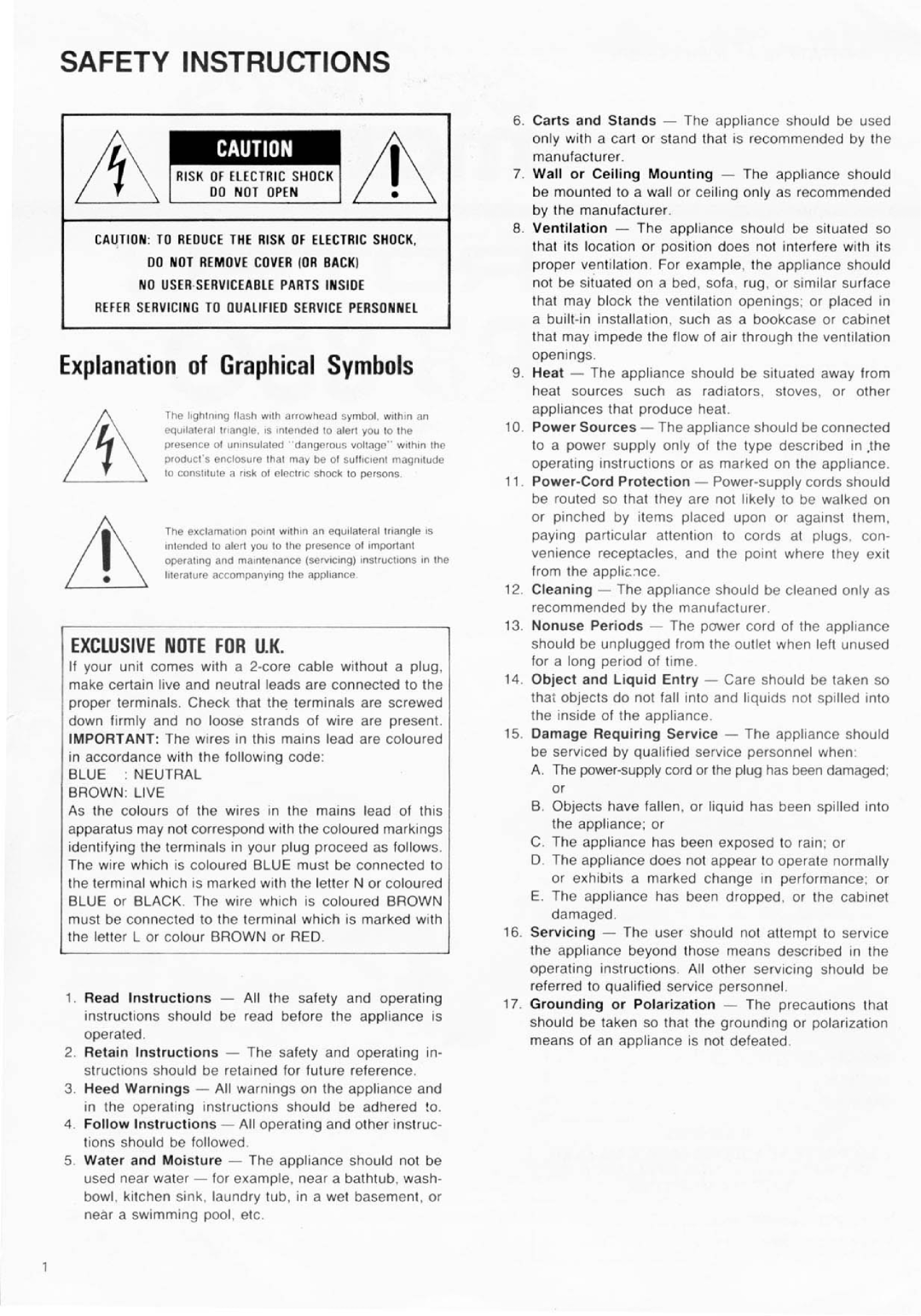 Rotel RB-850 manual 