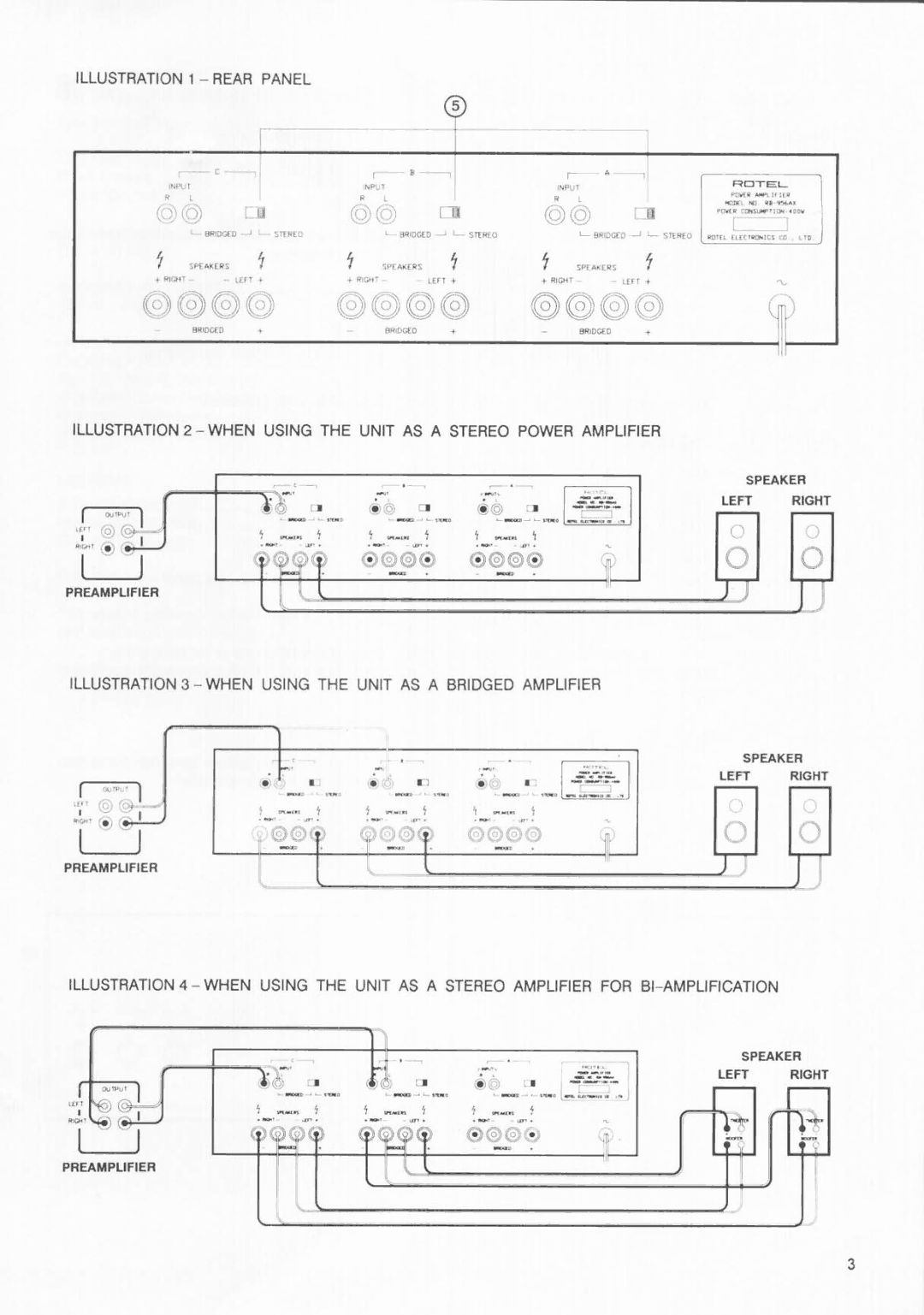 Rotel RB-956AX manual 