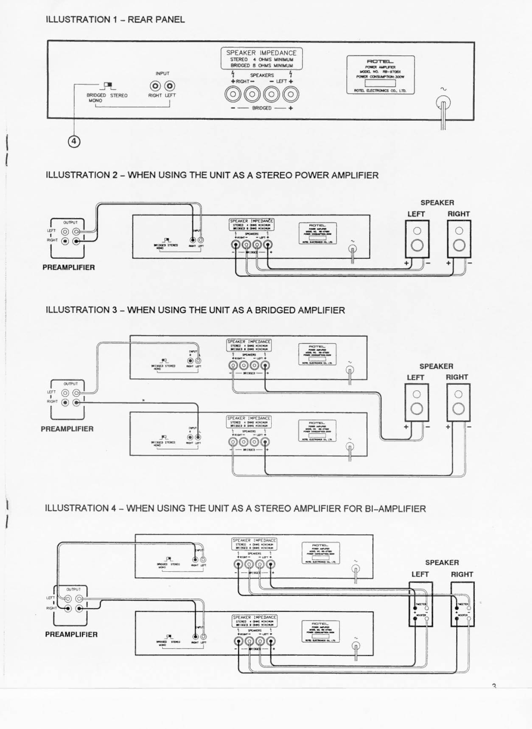 Rotel RB-970BX manual 