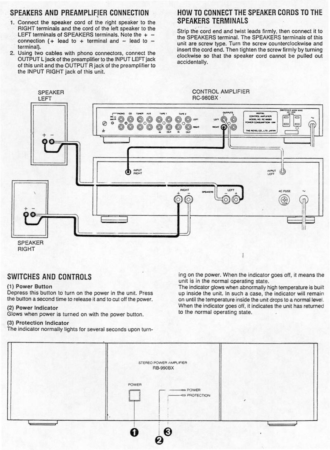 Rotel RB-990BX manual 