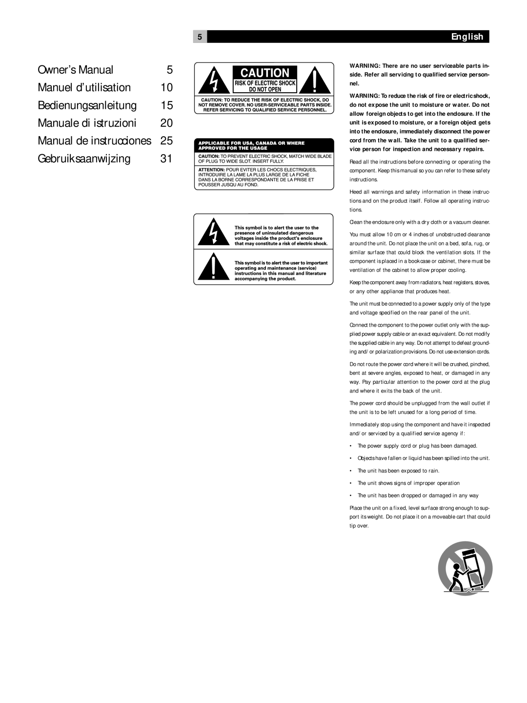 Rotel RB1090 owner manual Manuel d’utilisation 