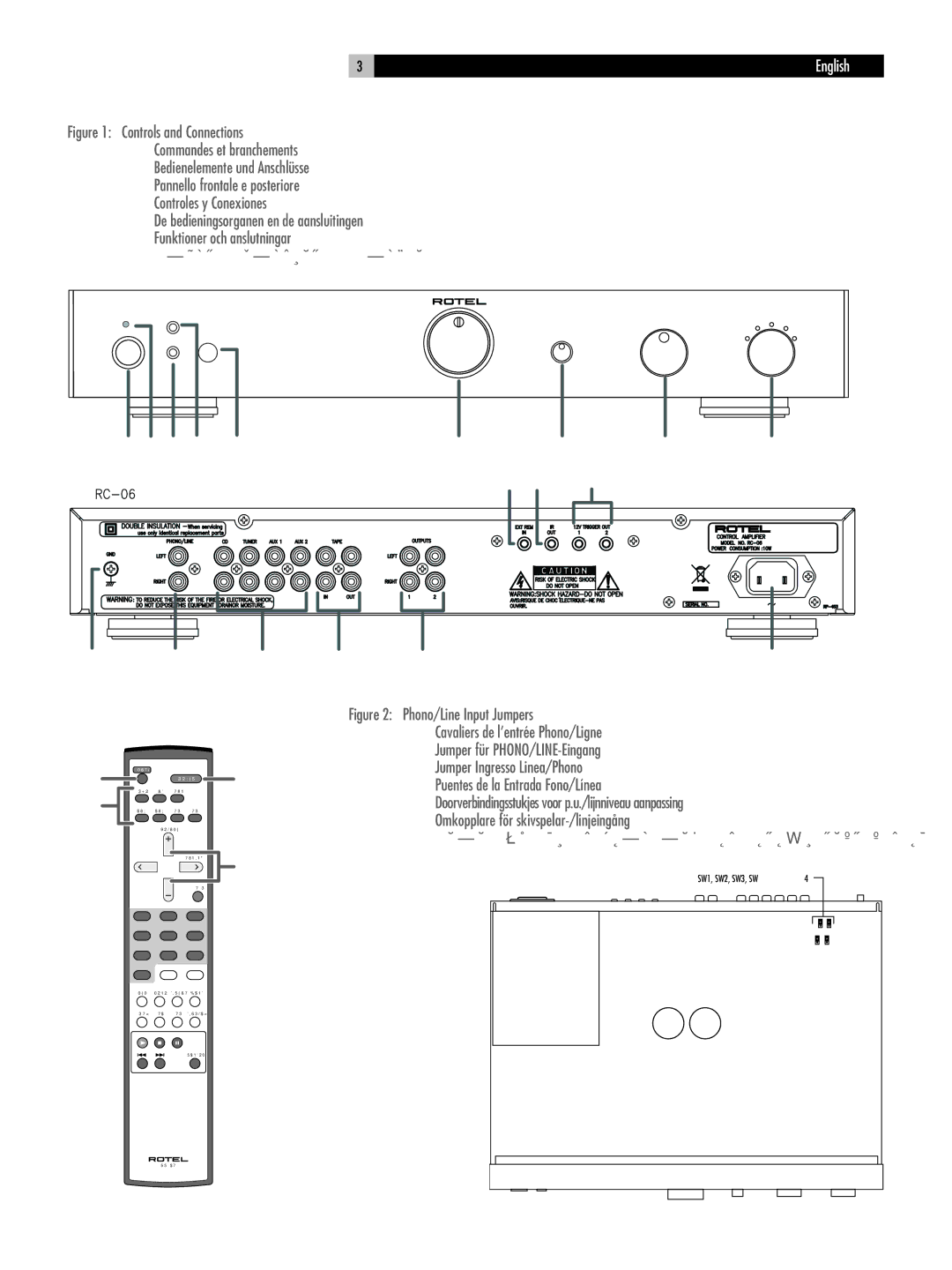 Rotel RC-06 owner manual English 