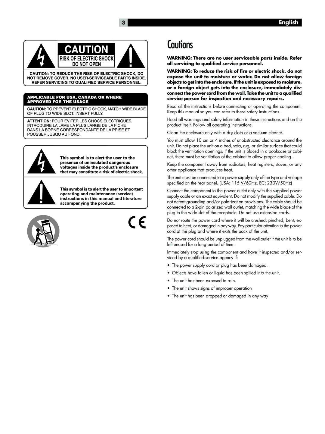 Rotel RC-1070 owner manual English 