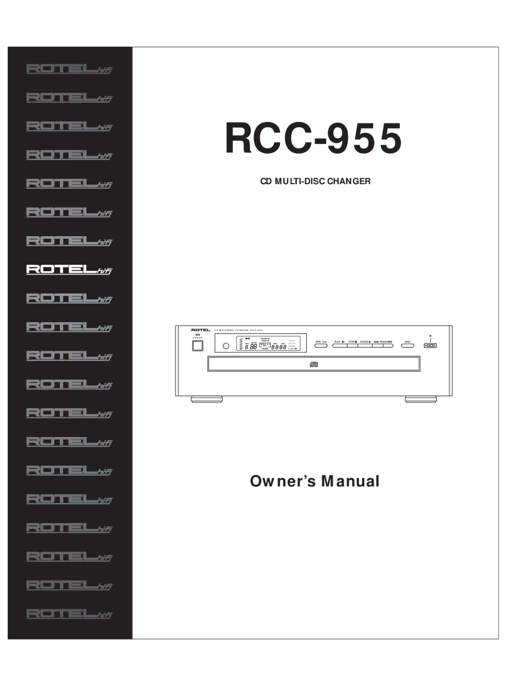 Rotel RCC-955 owner manual 