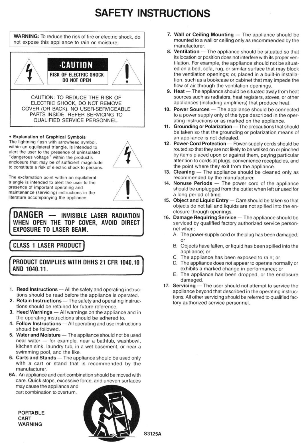 Rotel RCD-855 manual 