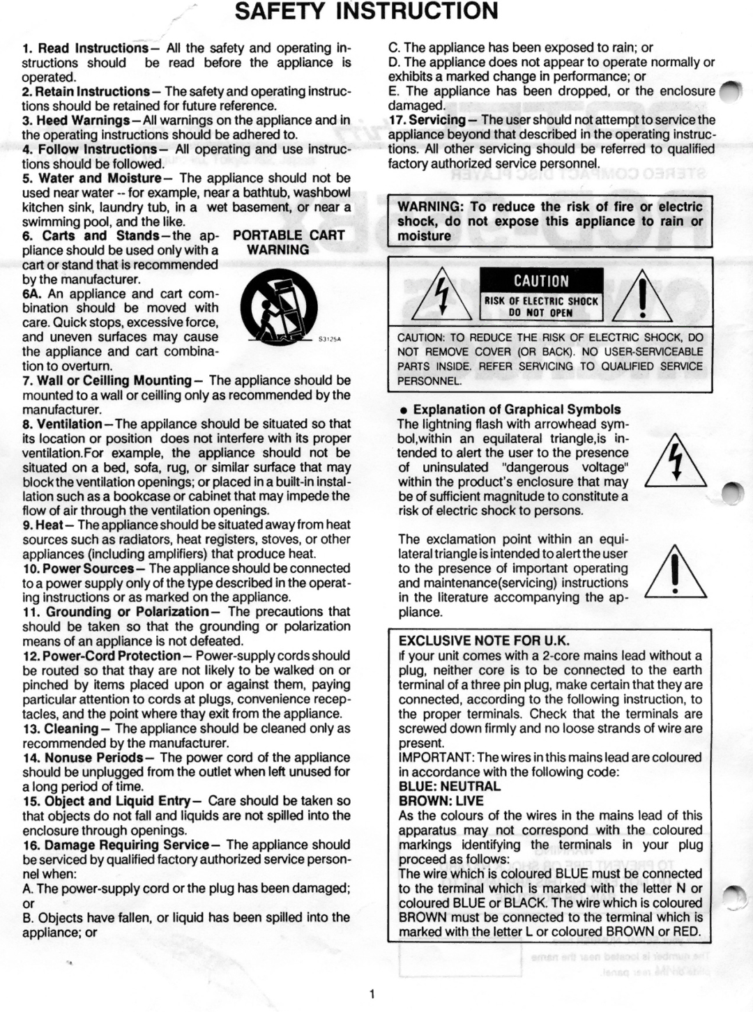 Rotel RCD-965BX manual 