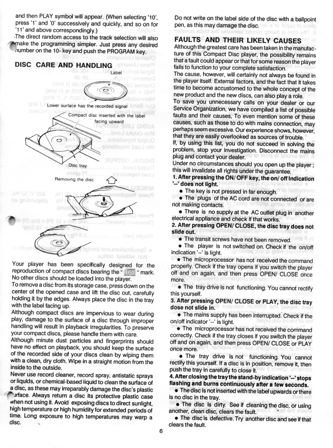 Rotel RCD-965BX manual 