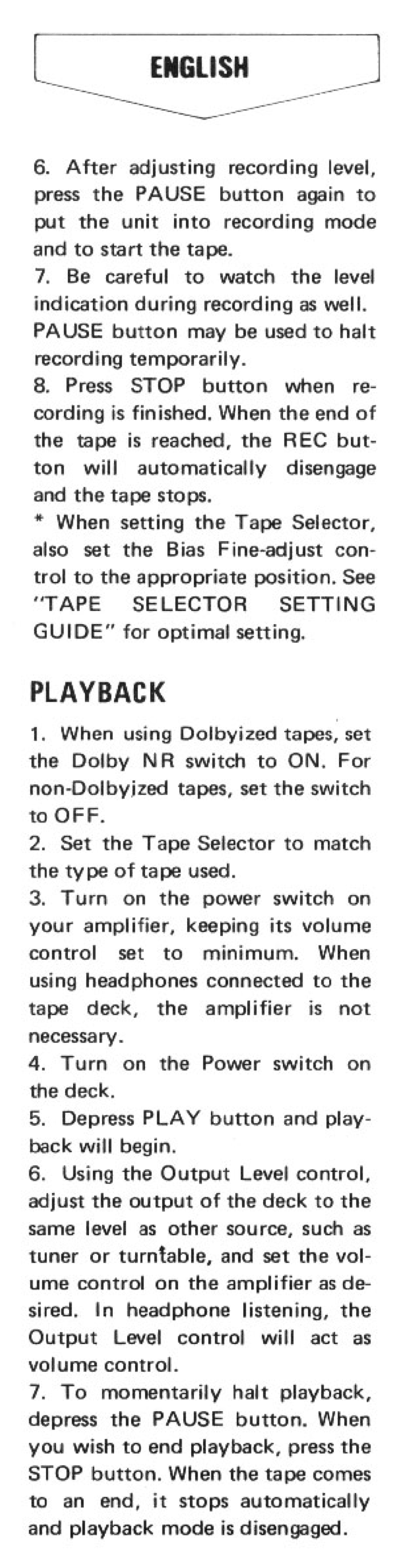 Rotel RD-1001 manual 