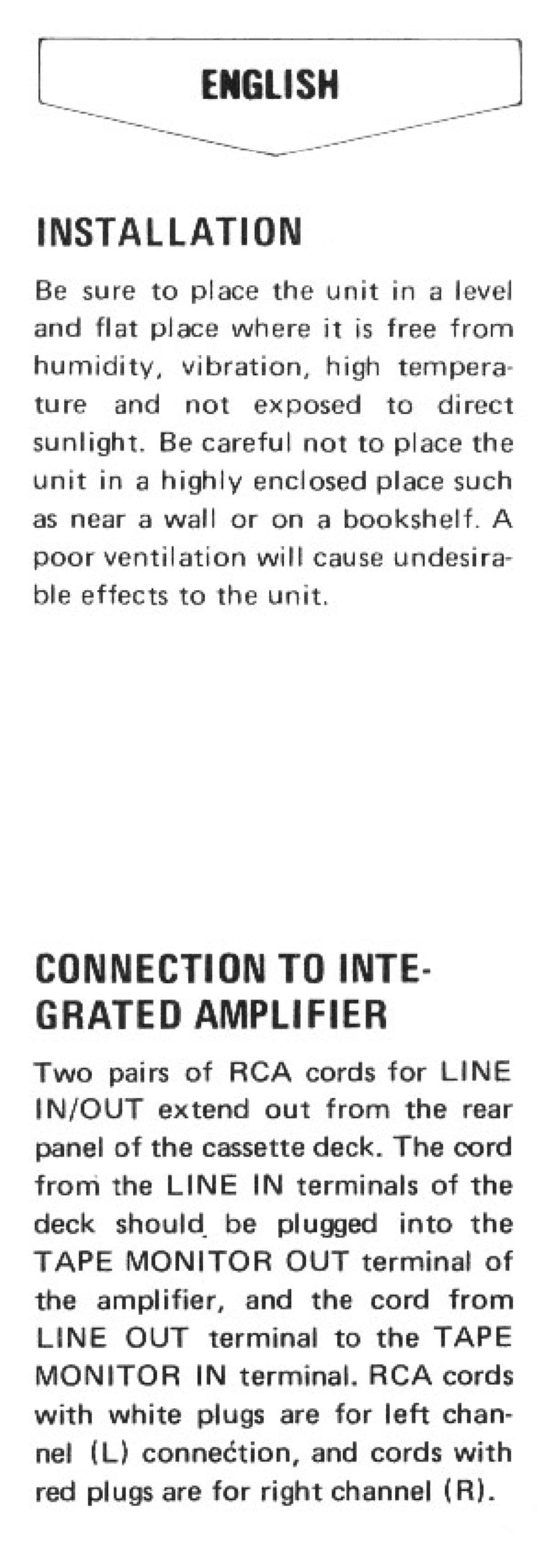 Rotel RD-1001 manual 