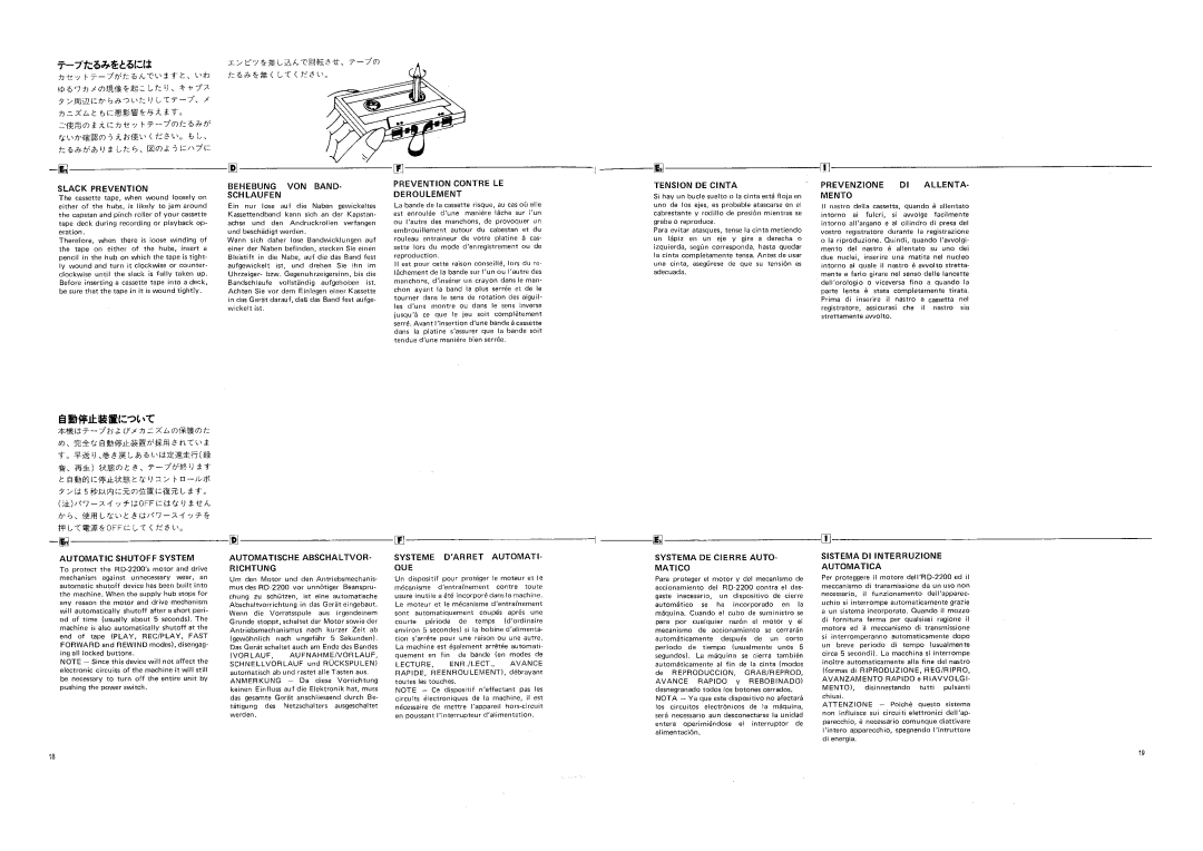 Rotel RD-2000 manual 