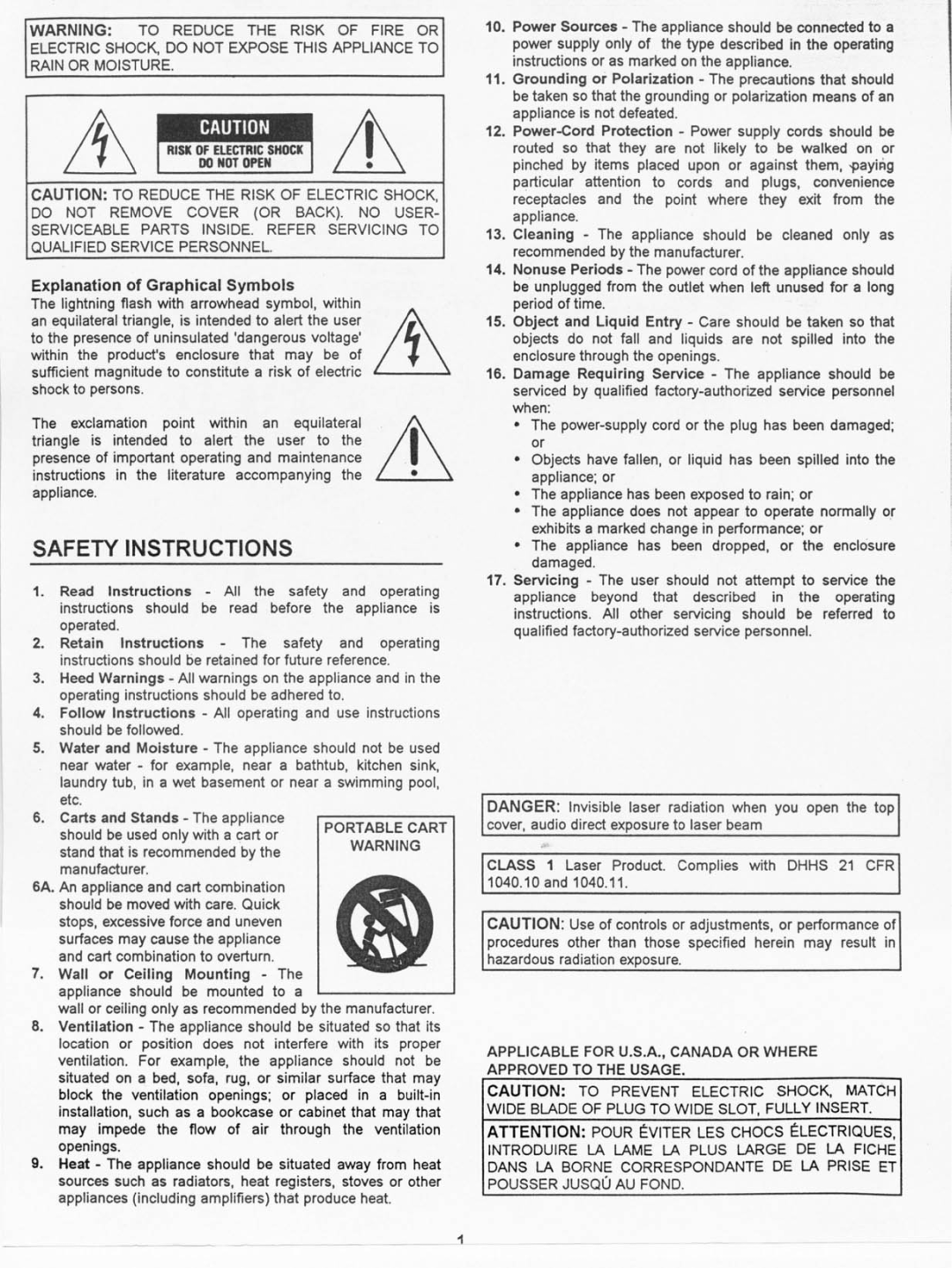 Rotel RDD 980 manual 