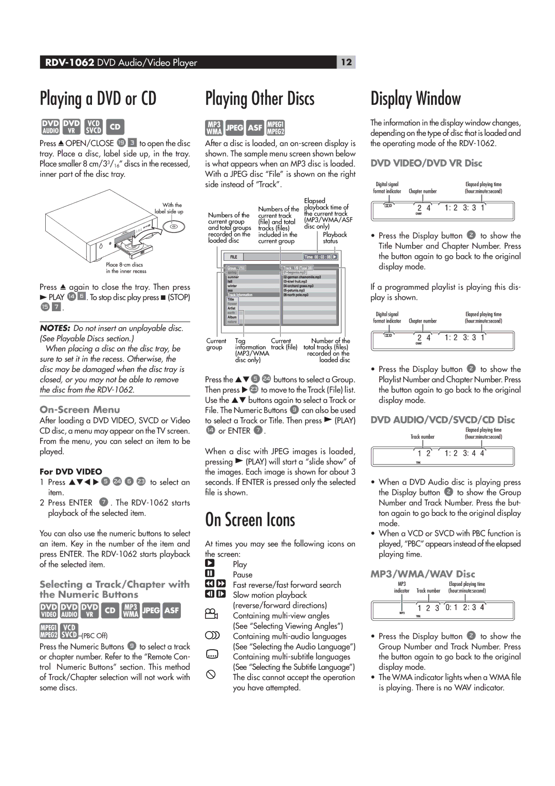 Rotel RDV-1062 manual Þˆ˜ÊÊ6ÊœÀÊ Þˆ˜ÊÌ…iÀÊˆÃVÃ, ˜Ê-VÀii˜ÊVœ˜Ã 