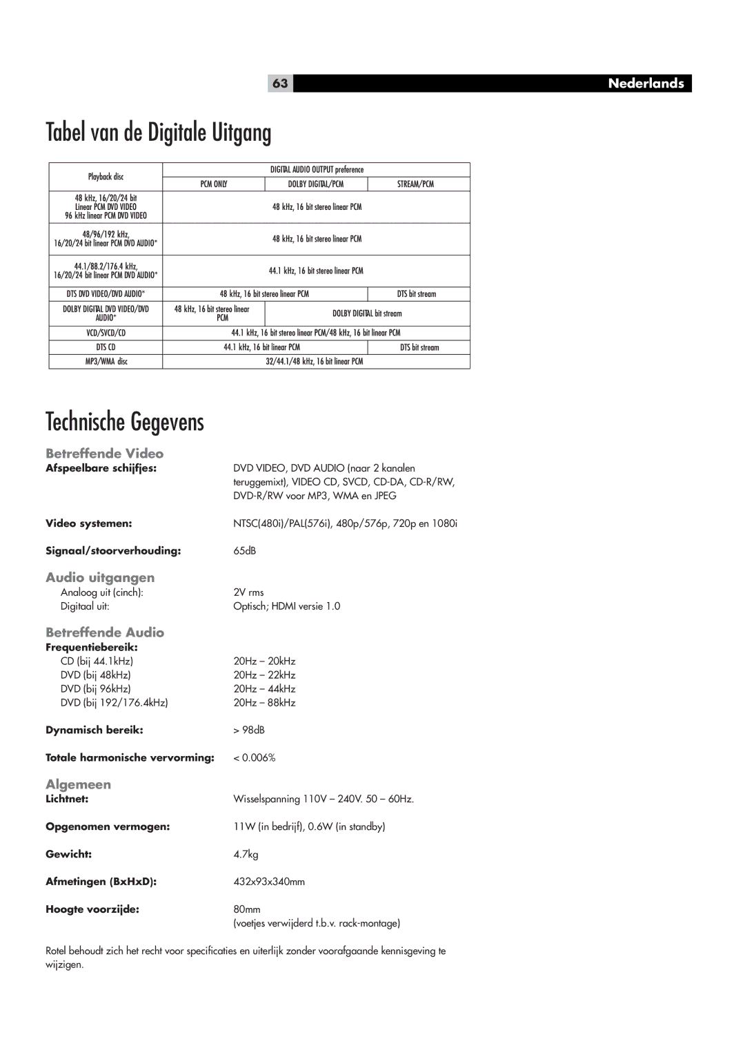 Rotel RDV-1062 manual LiÊÛ˜Ê`iÊˆˆÌiÊ1ˆÌ˜ IV…˜ˆÃV…iÊiiÛi˜Ã, IÌÀivvi˜`iÊ6ˆ`iœ, Õ`ˆœÊÕˆÌ˜i˜, IÌÀivvi˜`iÊÕ`ˆœ, i“ii˜ 