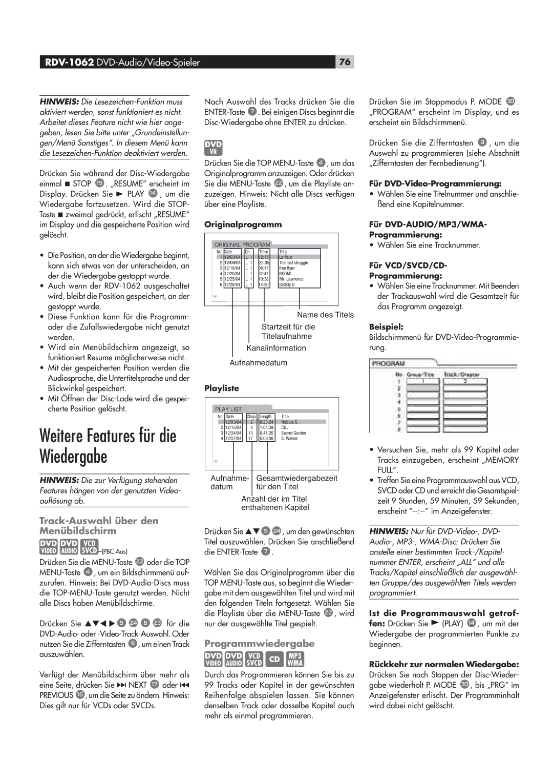 Rotel RDV-1062 manual ÀVŽ‡ÕÃÜ…ÊØLiÀÊ`i˜Ê i˜ØLˆ`ÃV…ˆÀ“, œÀ““Üˆi`iÀLi 