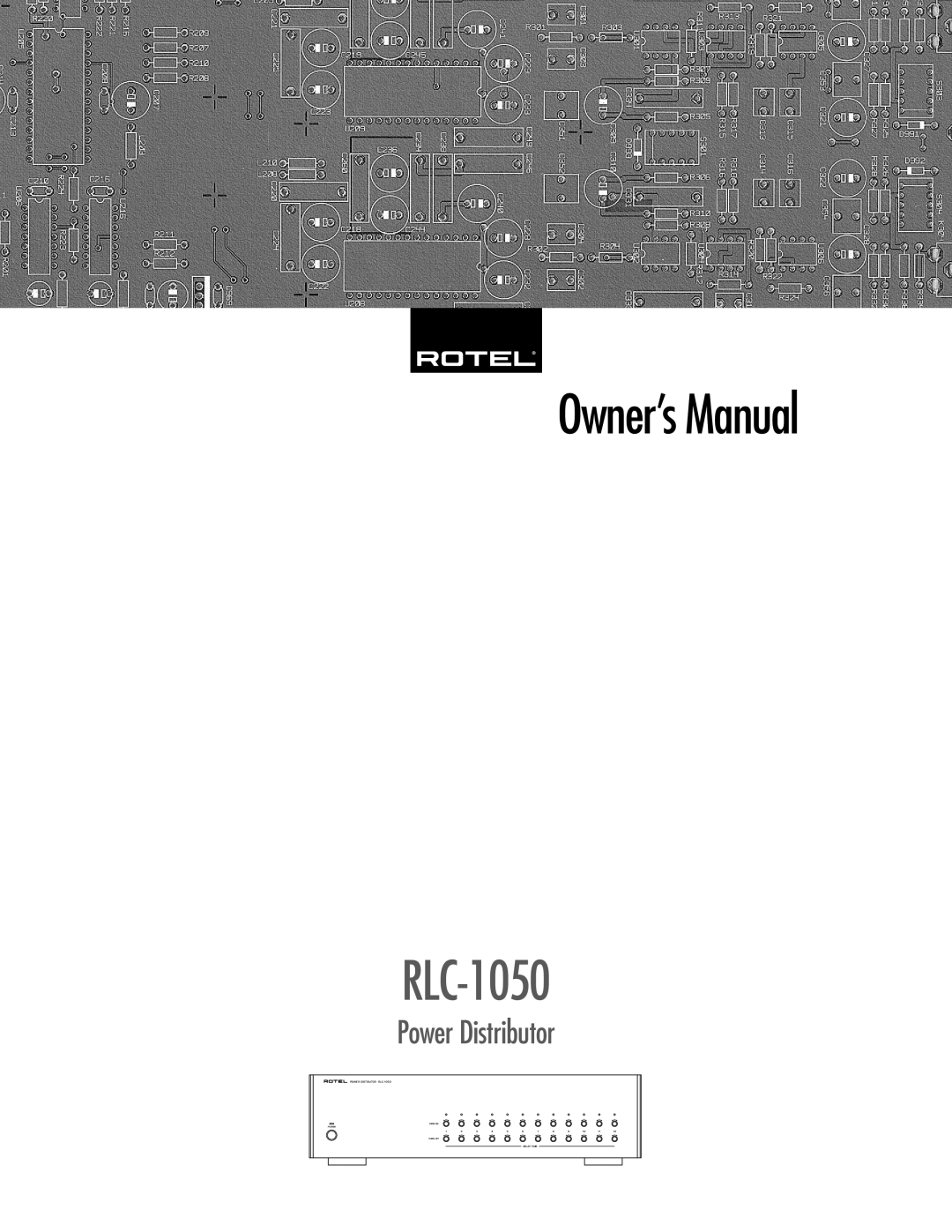 Rotel RLC-1050 owner manual 