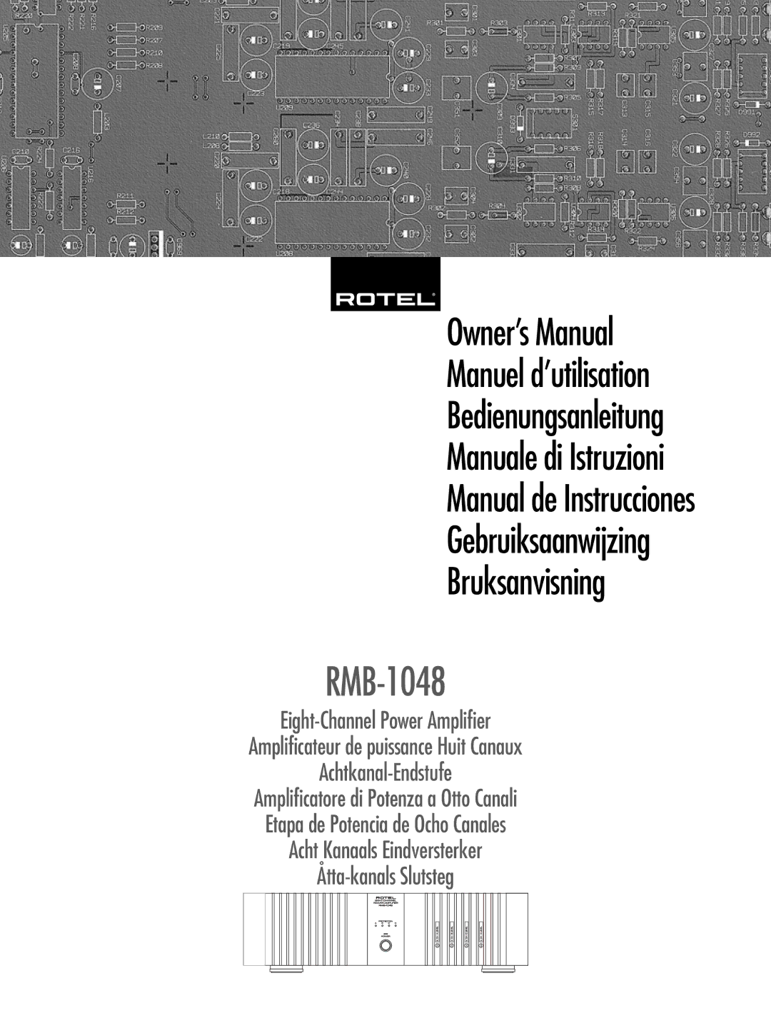 Rotel RMB-1048 owner manual 