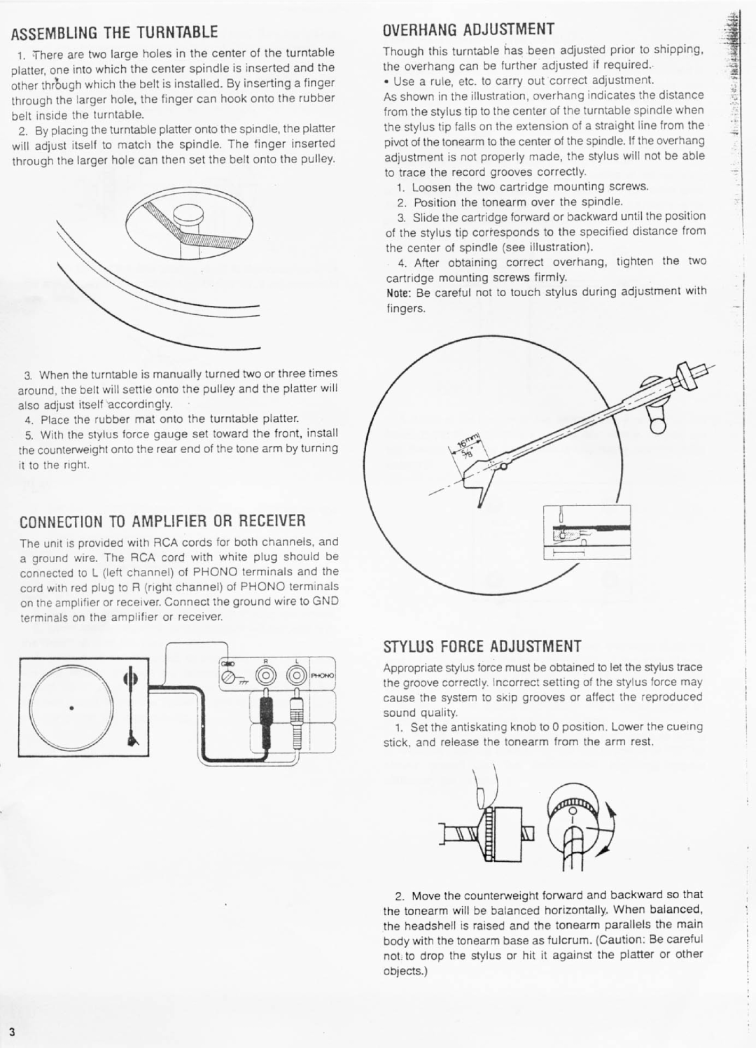 Rotel RP-955 manual 