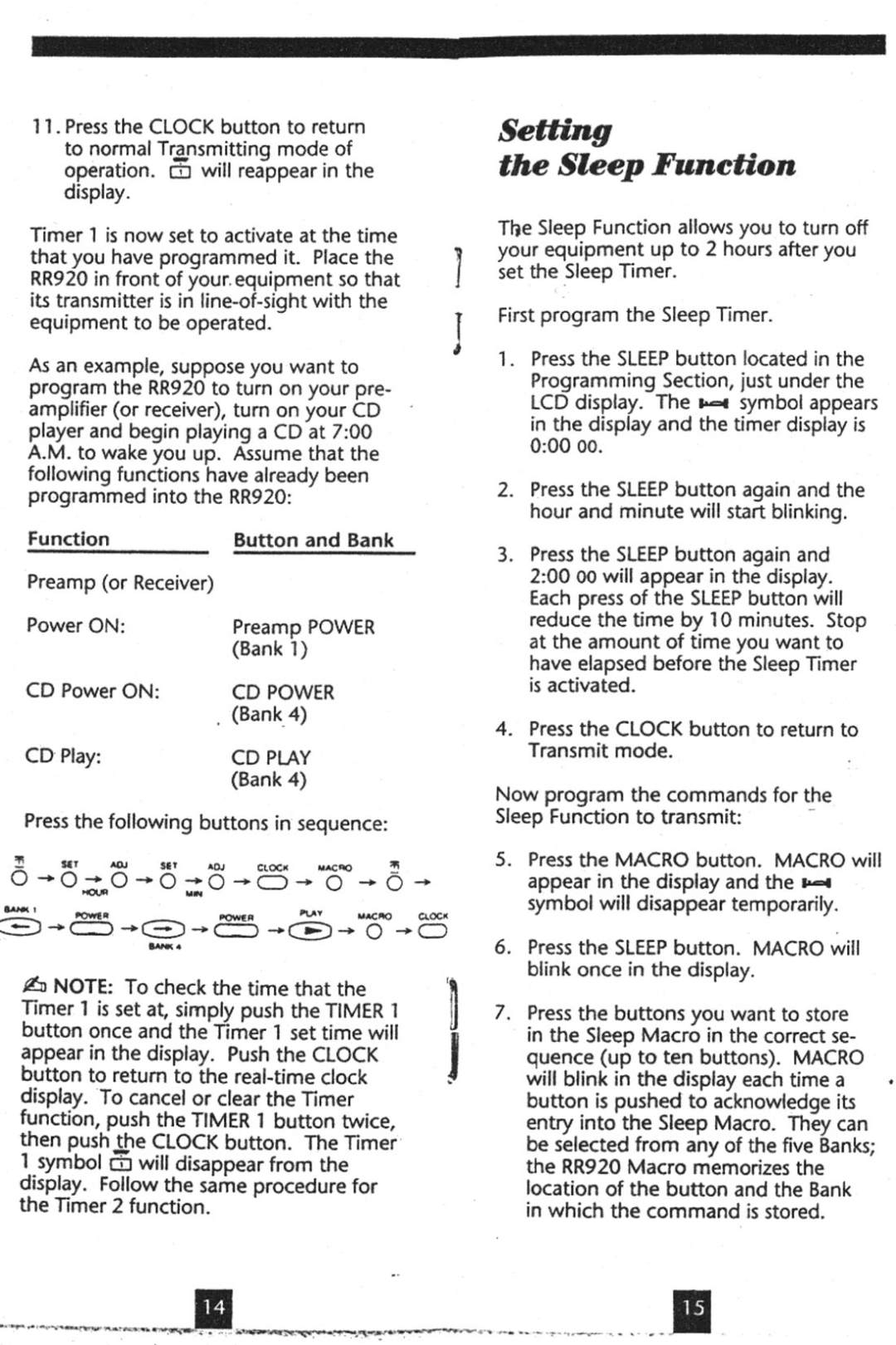 Rotel RR-920 manual 