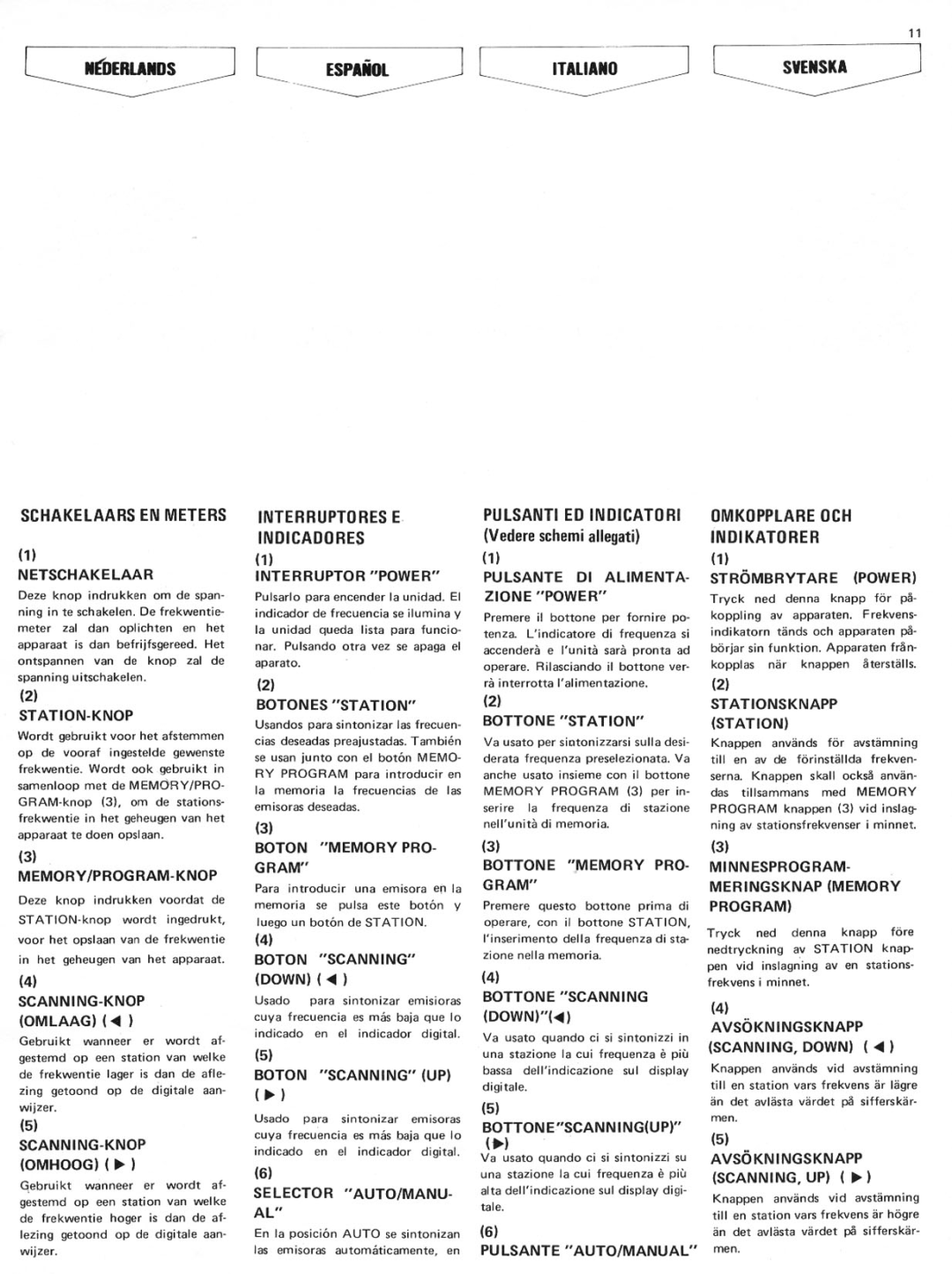 Rotel RT-1010 manual 