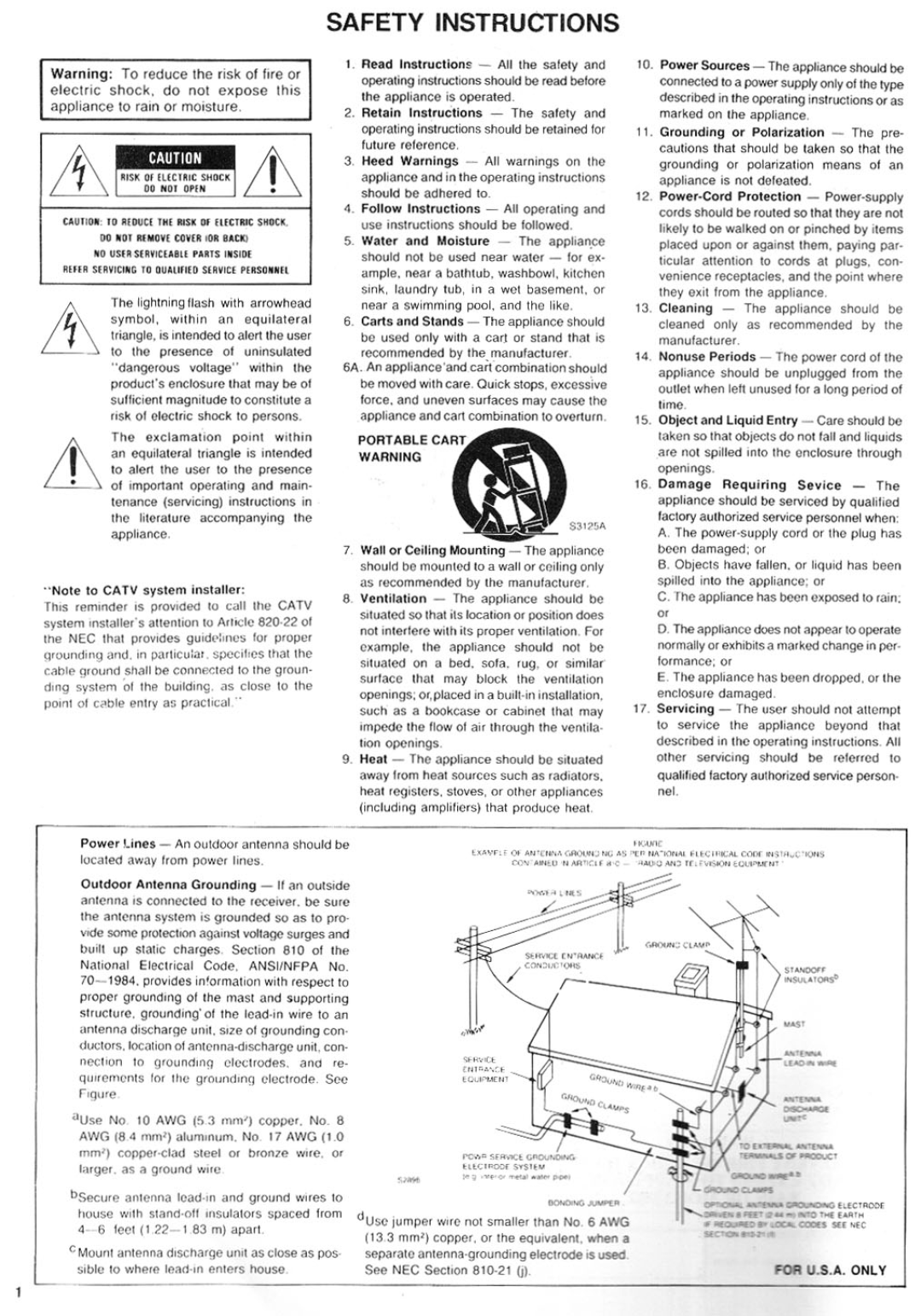 Rotel RT-870L manual 