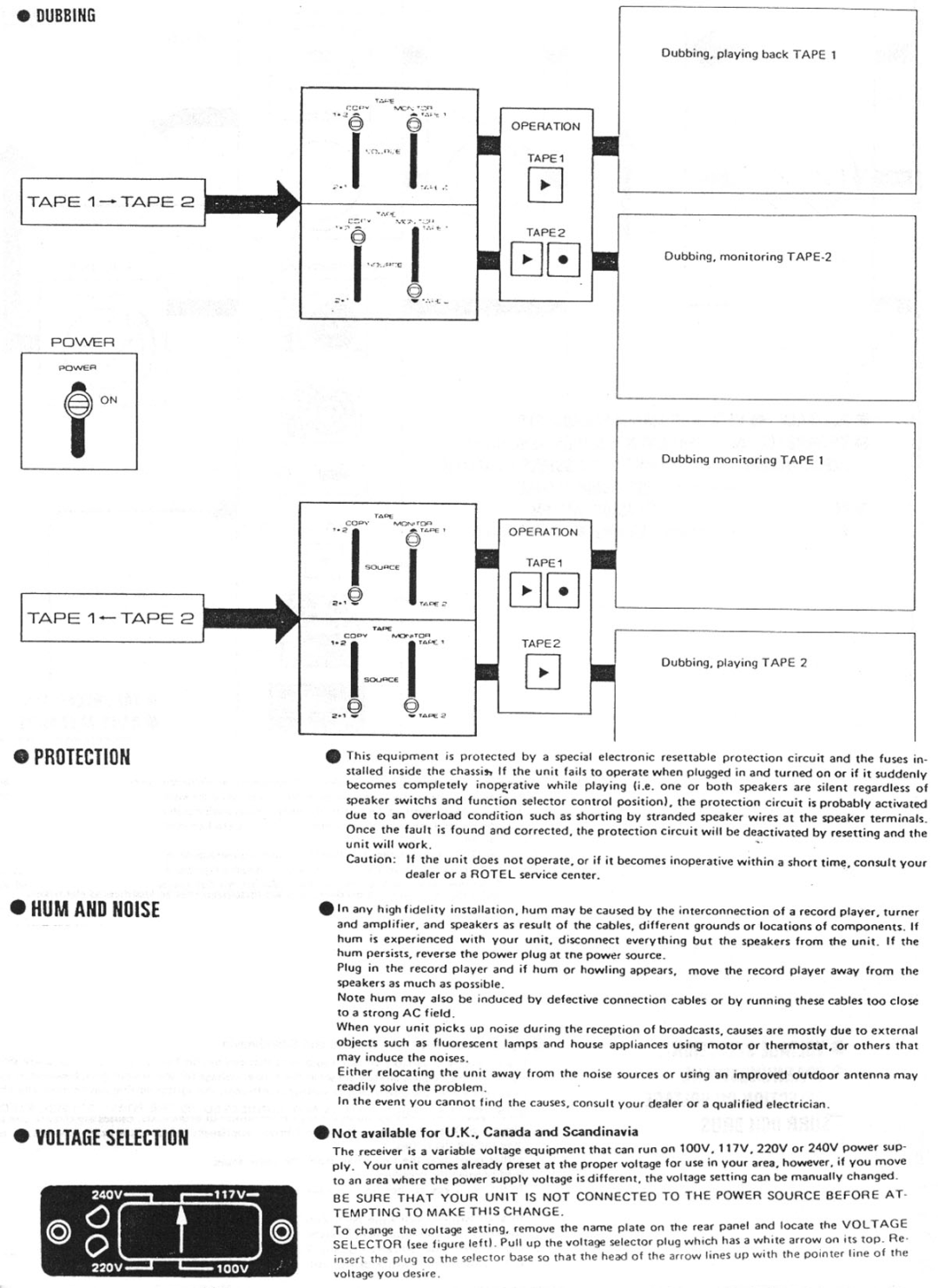 Rotel RX-1203 manual 