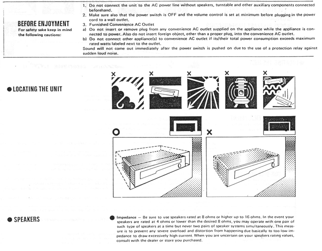 Rotel RX-1203 manual 