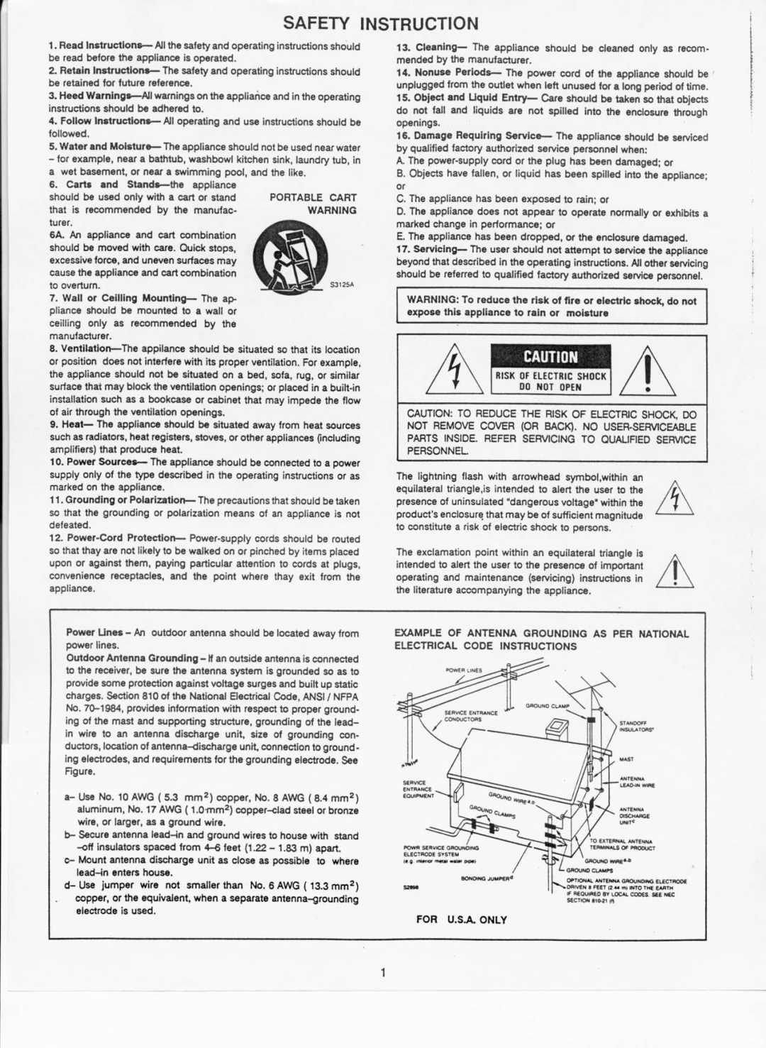 Rotel RX-950AX manual 