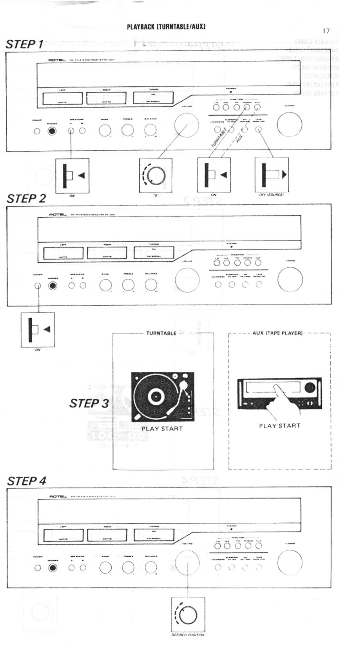 Rotel RX404 manual 