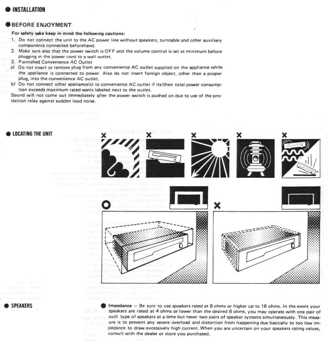 Rotel RX803 manual 