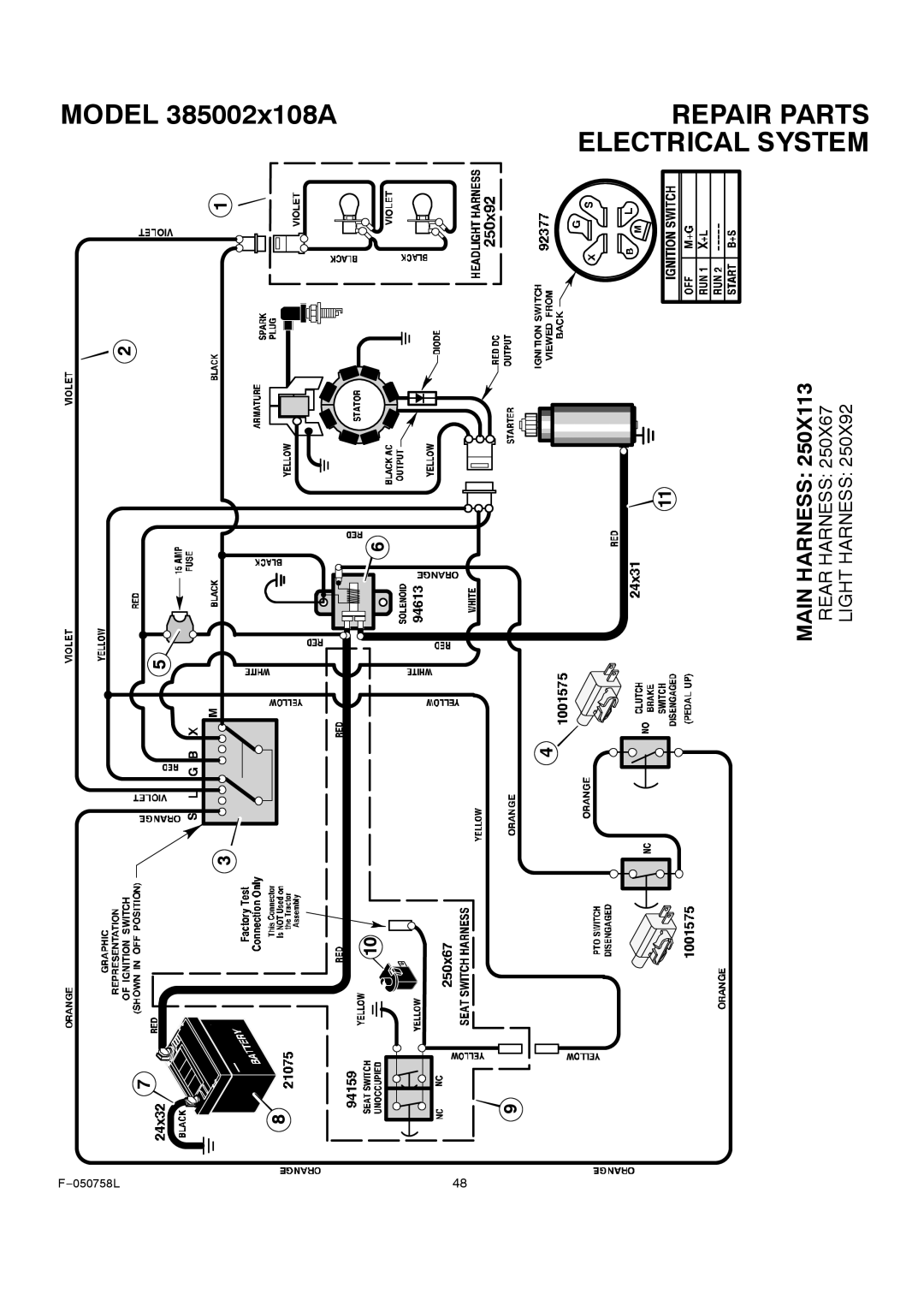 Rover 385002X108A owner manual Electrical System 